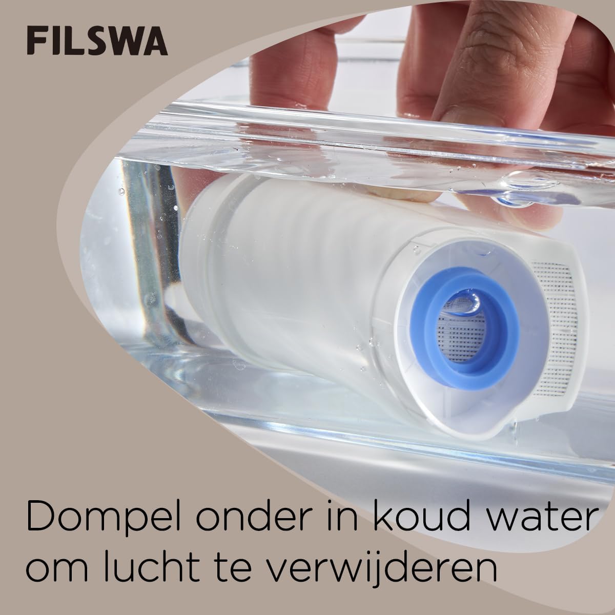 Detalle 2 de FILSWA FW400_Parent waterfilter, set van 12 voor Siemens EQ-koffiemachines