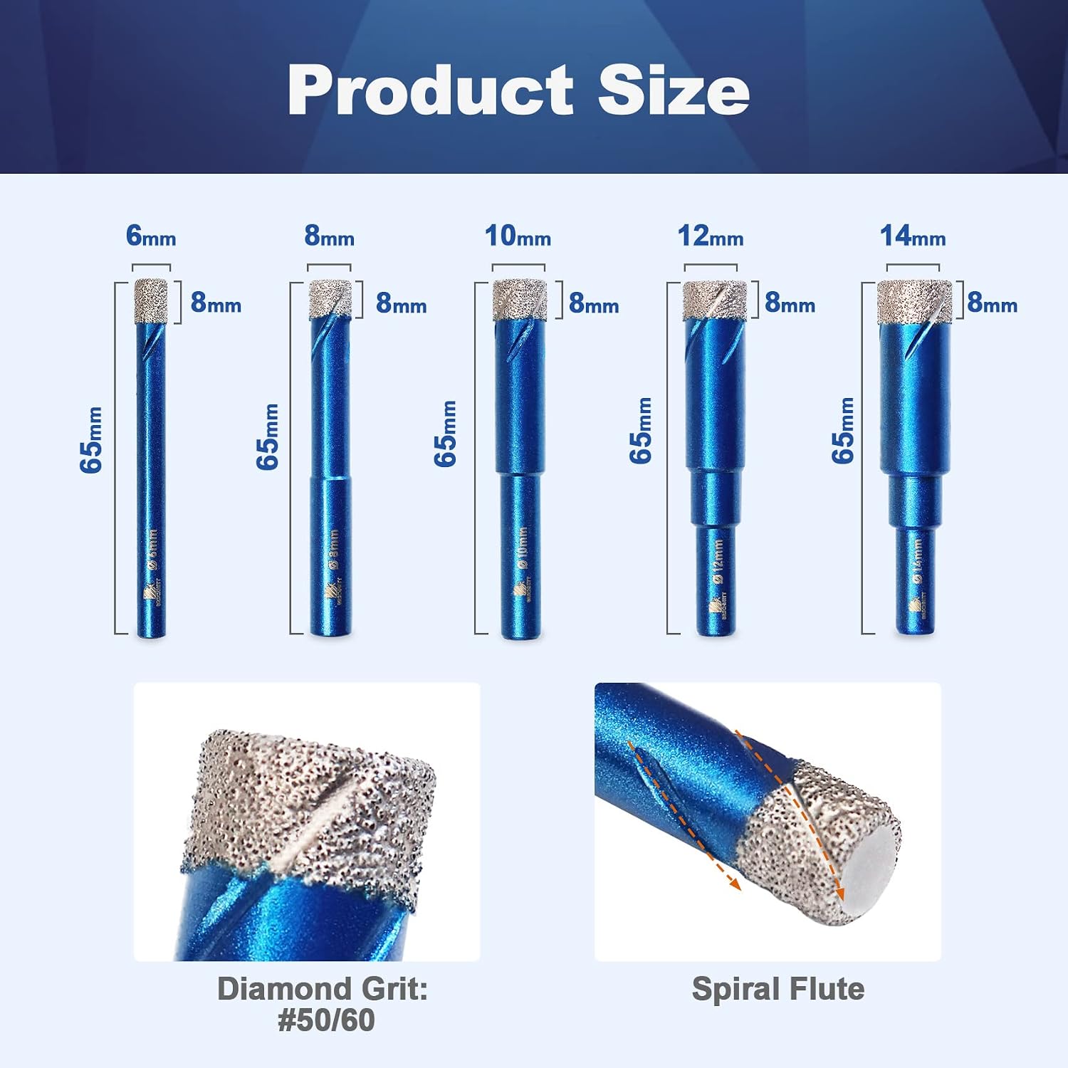 Thumbnail 1 de BRSCHNITT diamond hole saw set, 5-piece