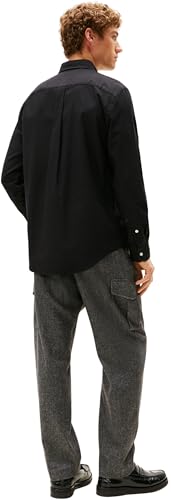 Detalle 2 de Tommy Hilfiger Oxford Shirt camisa XXL Negro