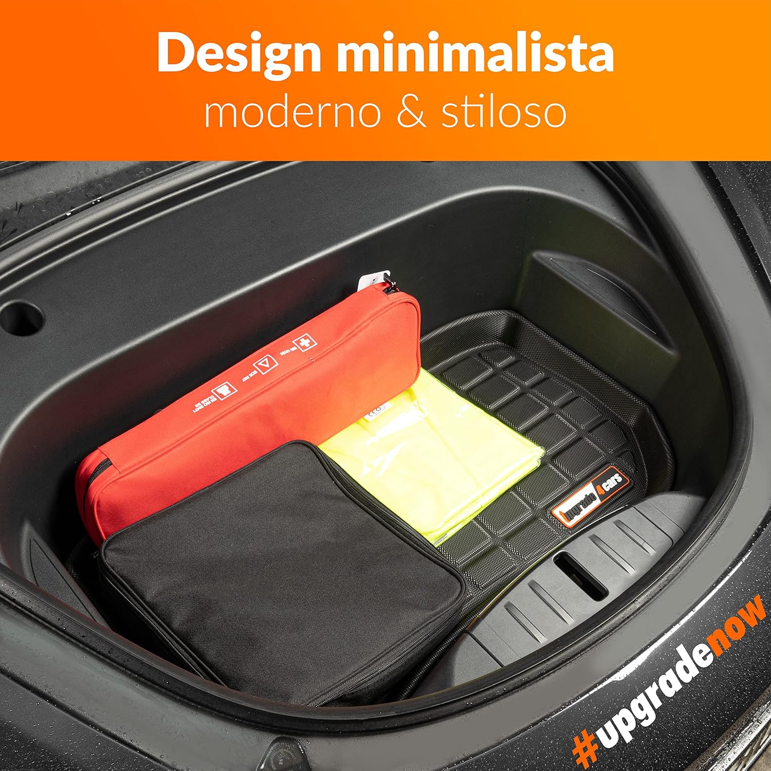 Thumbnail 6 de Upgrade4cars tappetino per bagagliaio anteriore compatibile con Tesla Model 3 (75 x 40 cm)