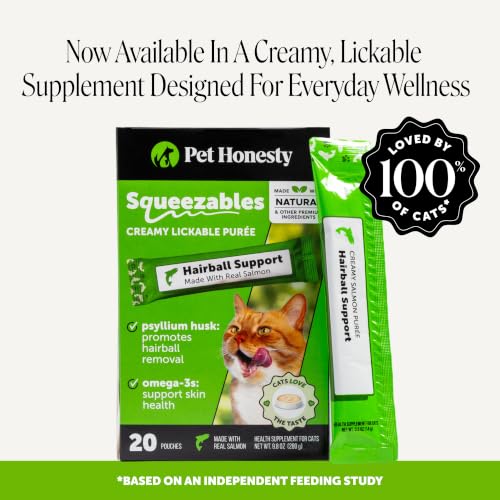 Thumbnail 6 de Pet Honesty Cat Hairball Remedy Treats: Dual Texture Crunchy Creamy Hairball Relief for Indoor Cats