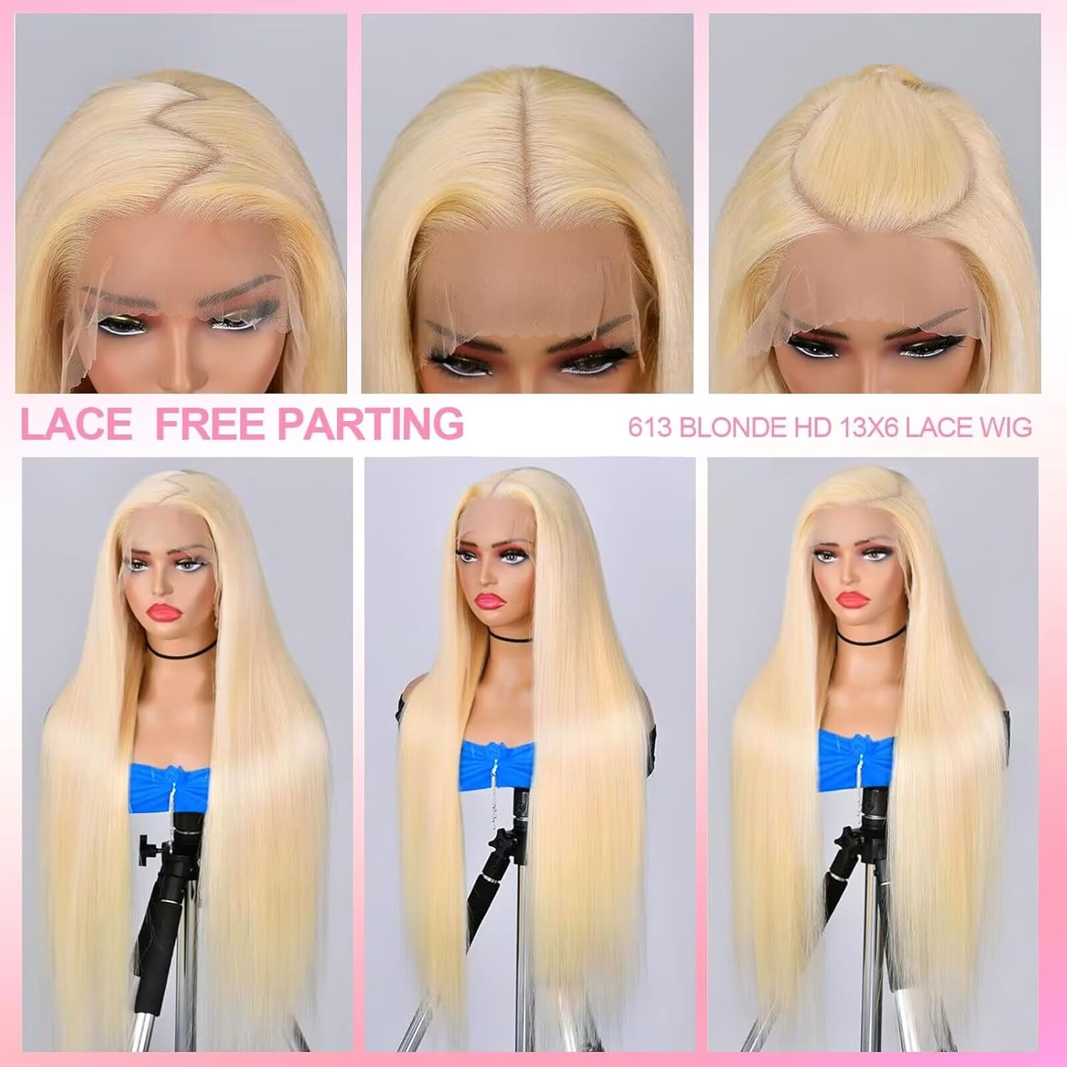 Thumbnail 3 de ELYCONT 30-inch 613 Blonde Lace Front Wig 💇♀