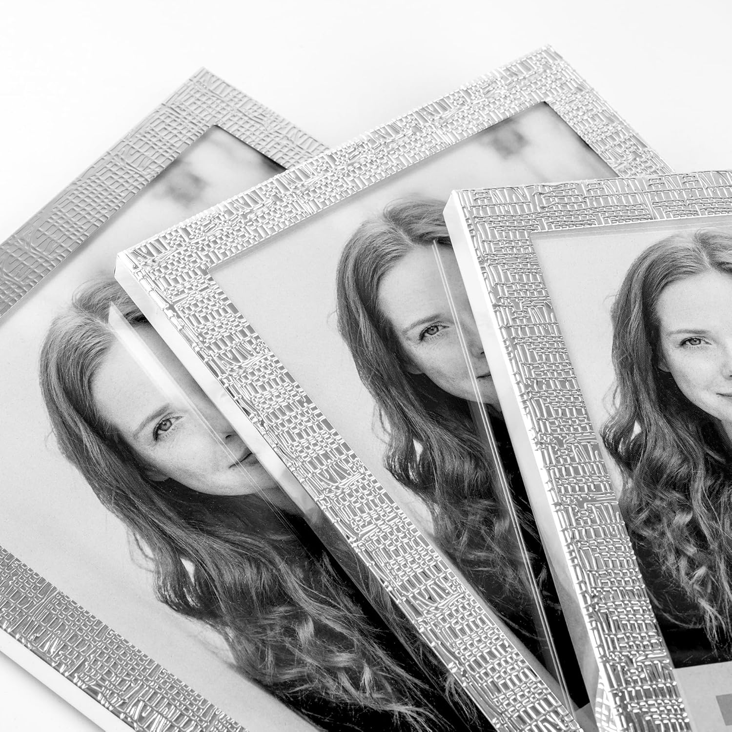 Thumbnail 2 de Cadre photo Mirja AB520S Cadre Photo Pour Portrait en Aluminium - 15 x 20 cm, Argenté