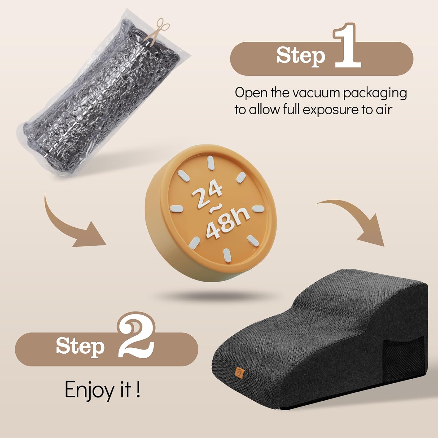 Thumbnail 6 de Pawchop Dog Ramp for Sofa: 2-Step Waterproof Dog Steps (55 x 40 x 30 cm)