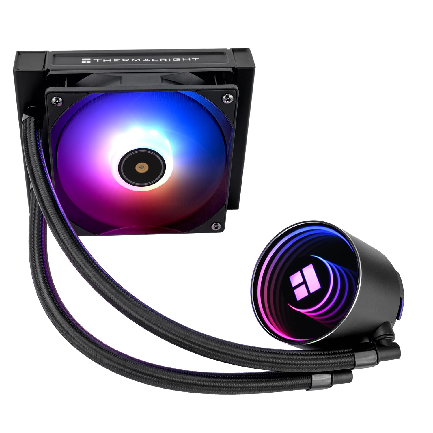 Detalle de Thermalright Frozen Notte 120 ARGB Black Liquid CPU Cooler, 120mm PWM Fan