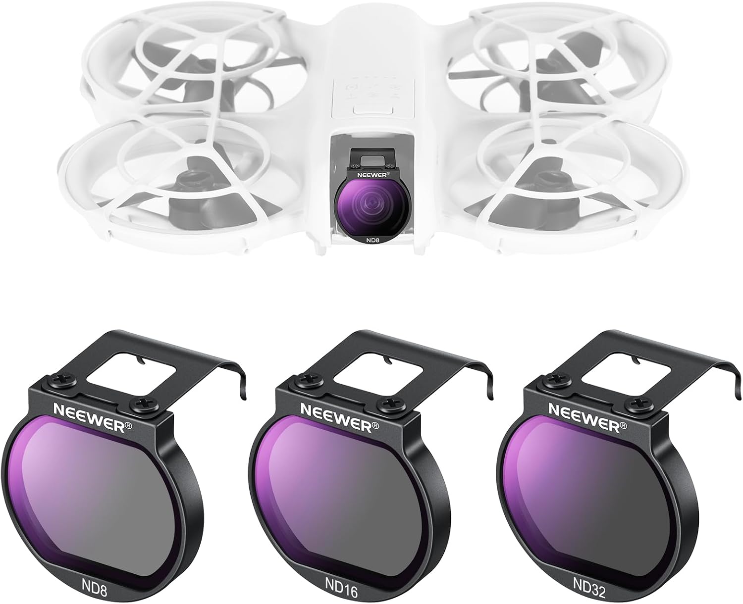 Detalle de NEEWER NEO ND Filter Set 3er Pack für Drohne