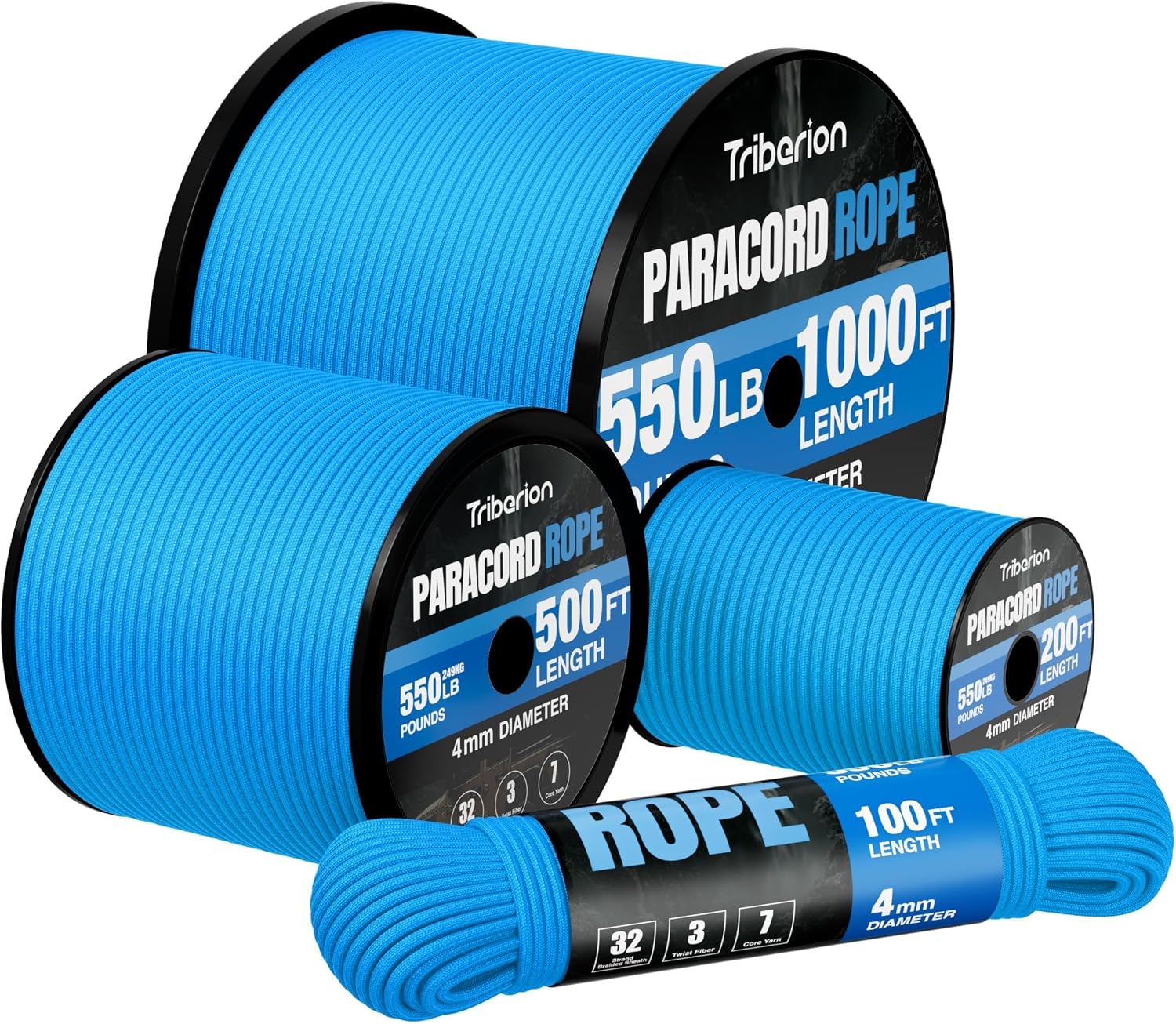 Detalle de TRIBERION Paracord Rope 100 ft
