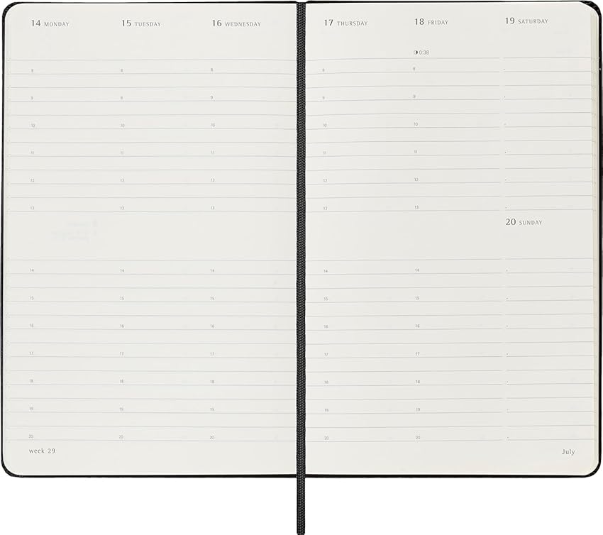 Thumbnail 4 de Moleskine Weekly Planner Agenda Semanal 2025 13×21 cm 📔