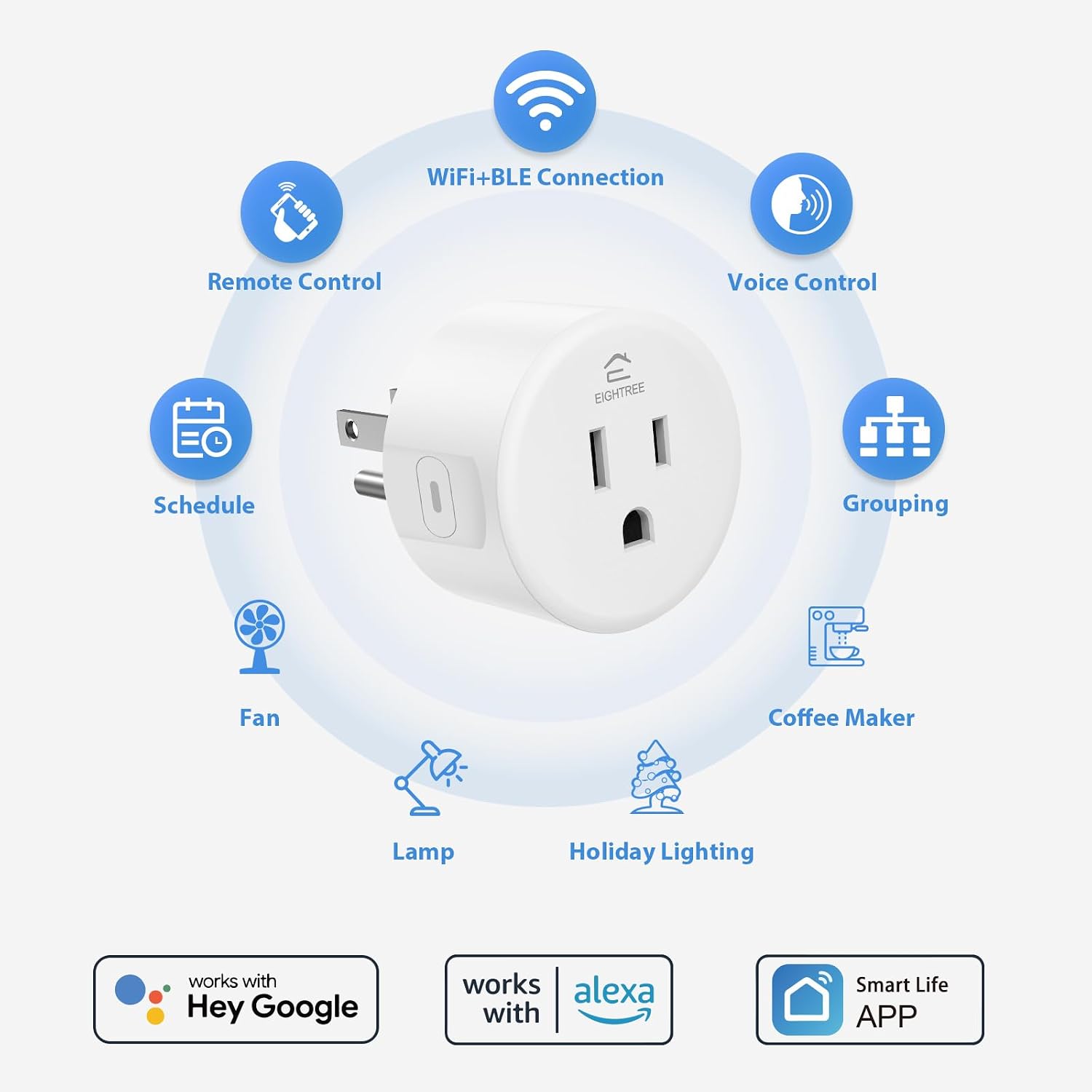 Detalle 2 de EIGHTREE Smart Plug 15A