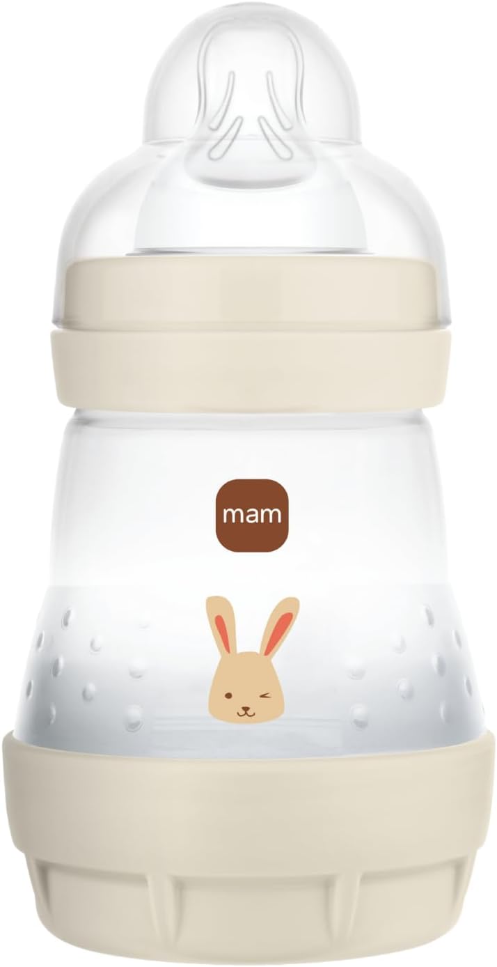 Detalle de MAM Lot de 2 Biberons Easy Start Anti-Colique 160 ml – Océan + Nature