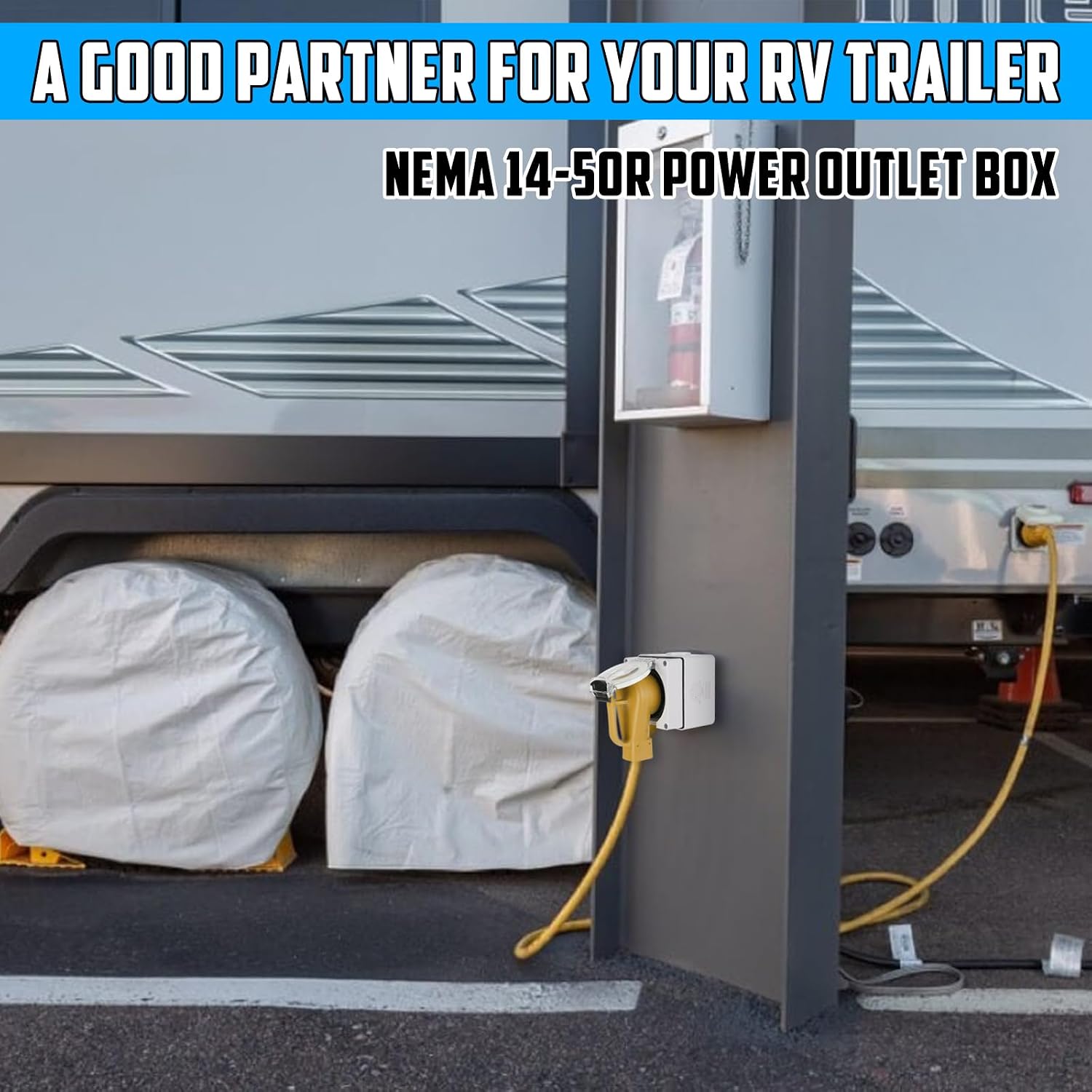 Detalle 1 de Afurkuot NEMA 14-50R outlet box