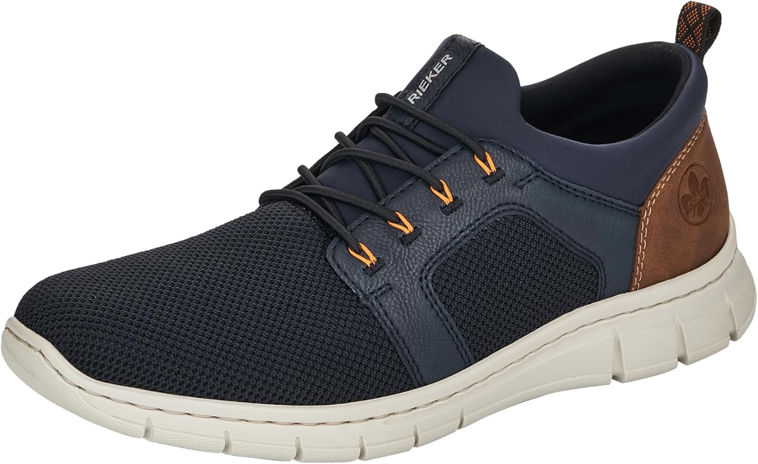 Detalle de Rieker Slipper Blau – leichte Alltagsschuhe mit flexiblem Einstieg