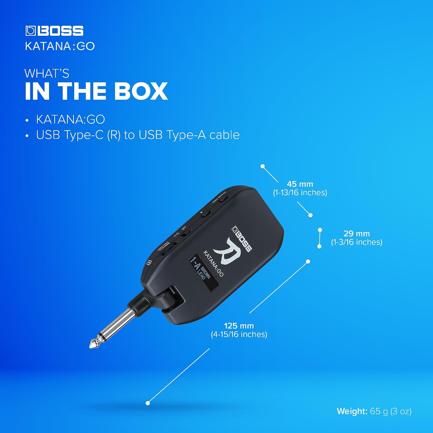 Thumbnail 5 de BOSS KATANA:GO KTN-GO2 Headphone Amp for Guitar & Bass with Bluetooth