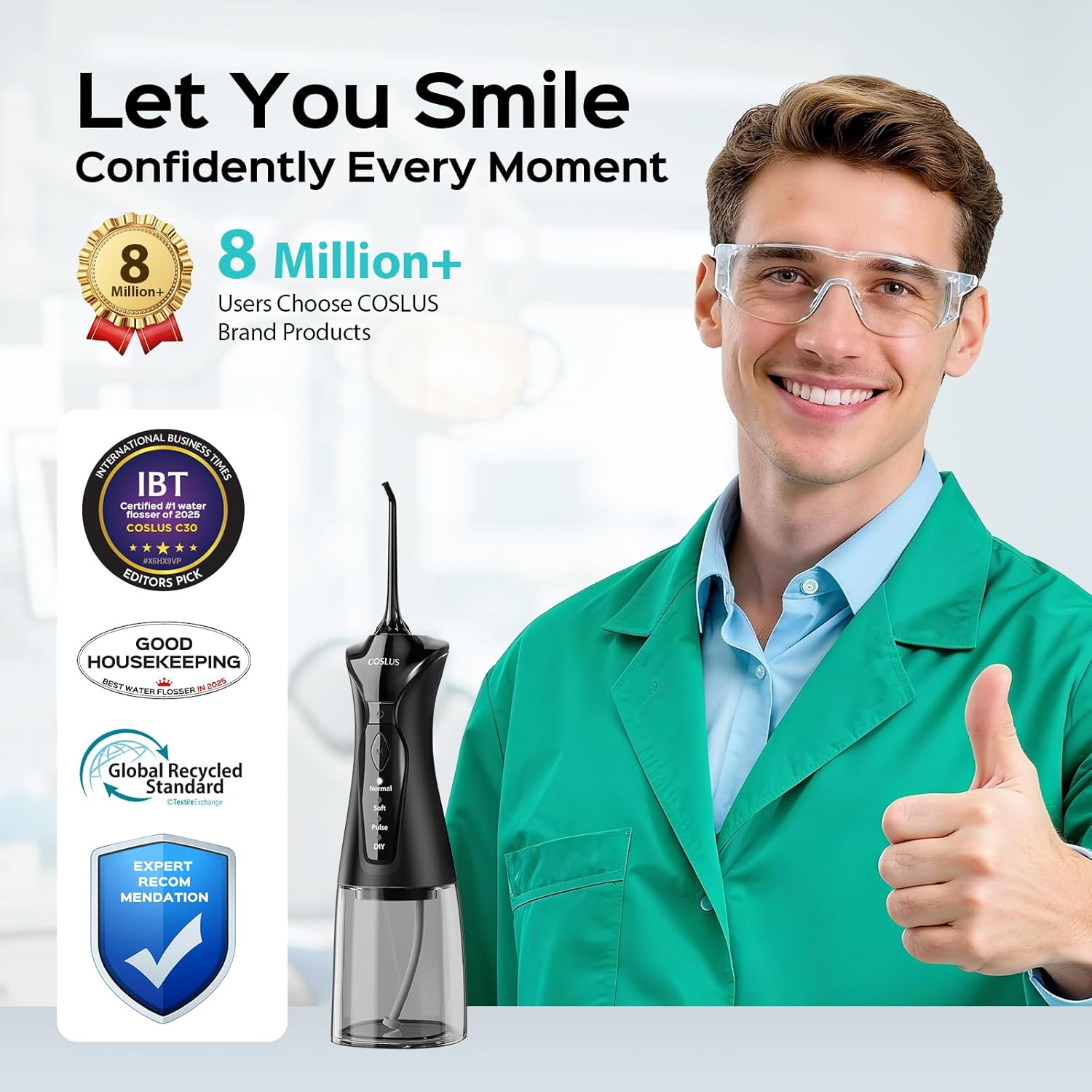 Detalle 2 de COSLUS Water Flosser Pick 4 Modes 🚰