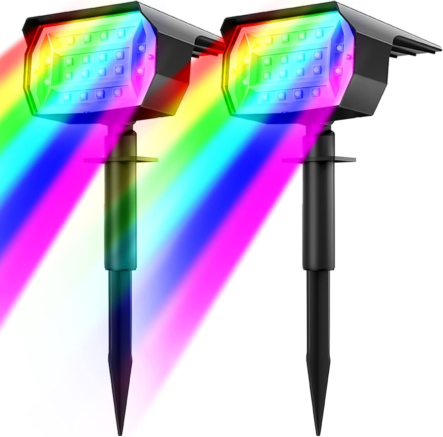 Detalle de LOTMOS Luces Solares LED Exterior 72LED 1500mAh