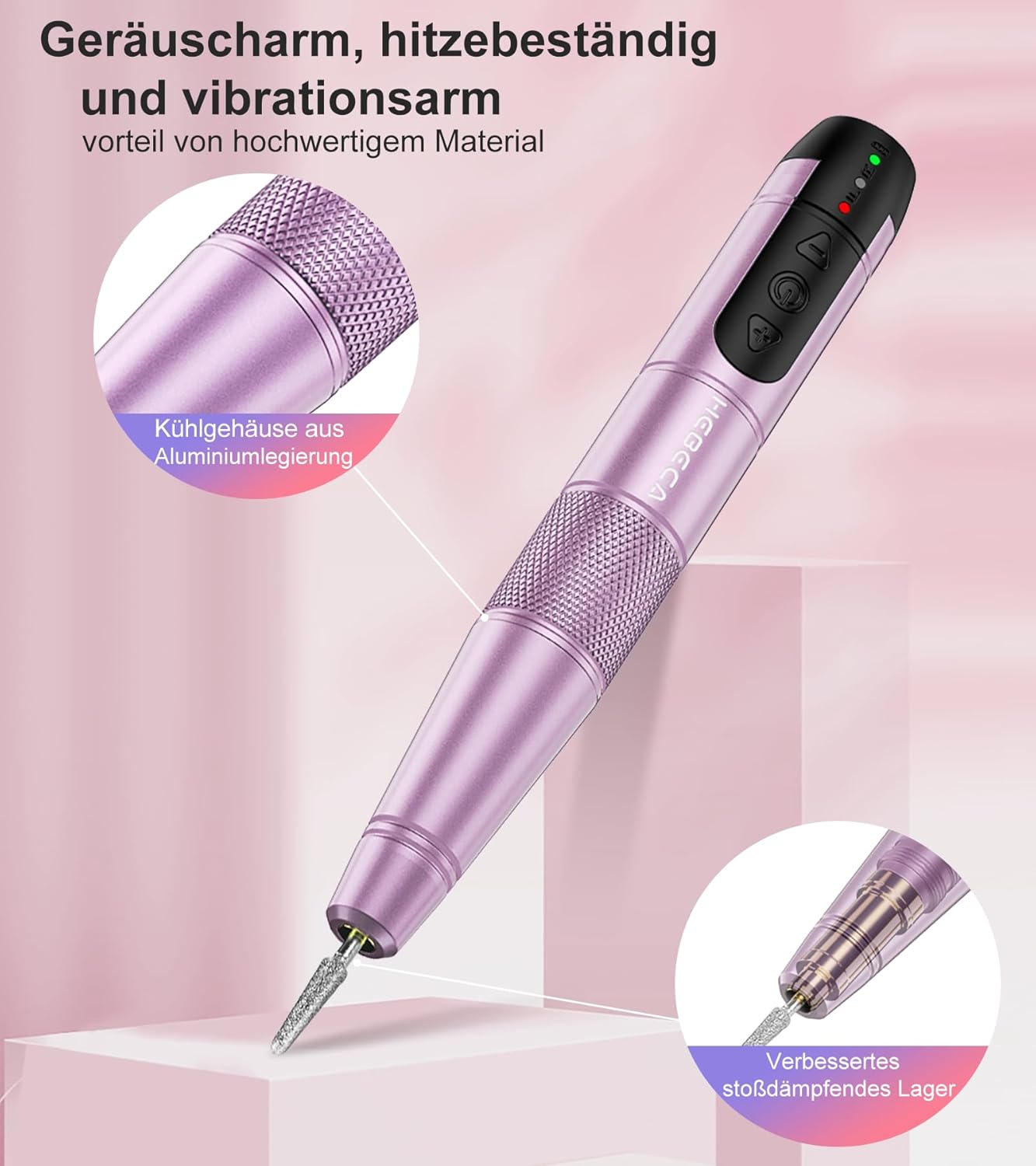 Thumbnail 4 de HEBECA Nagelfräser Set 12 in 1 akkubetrieben
