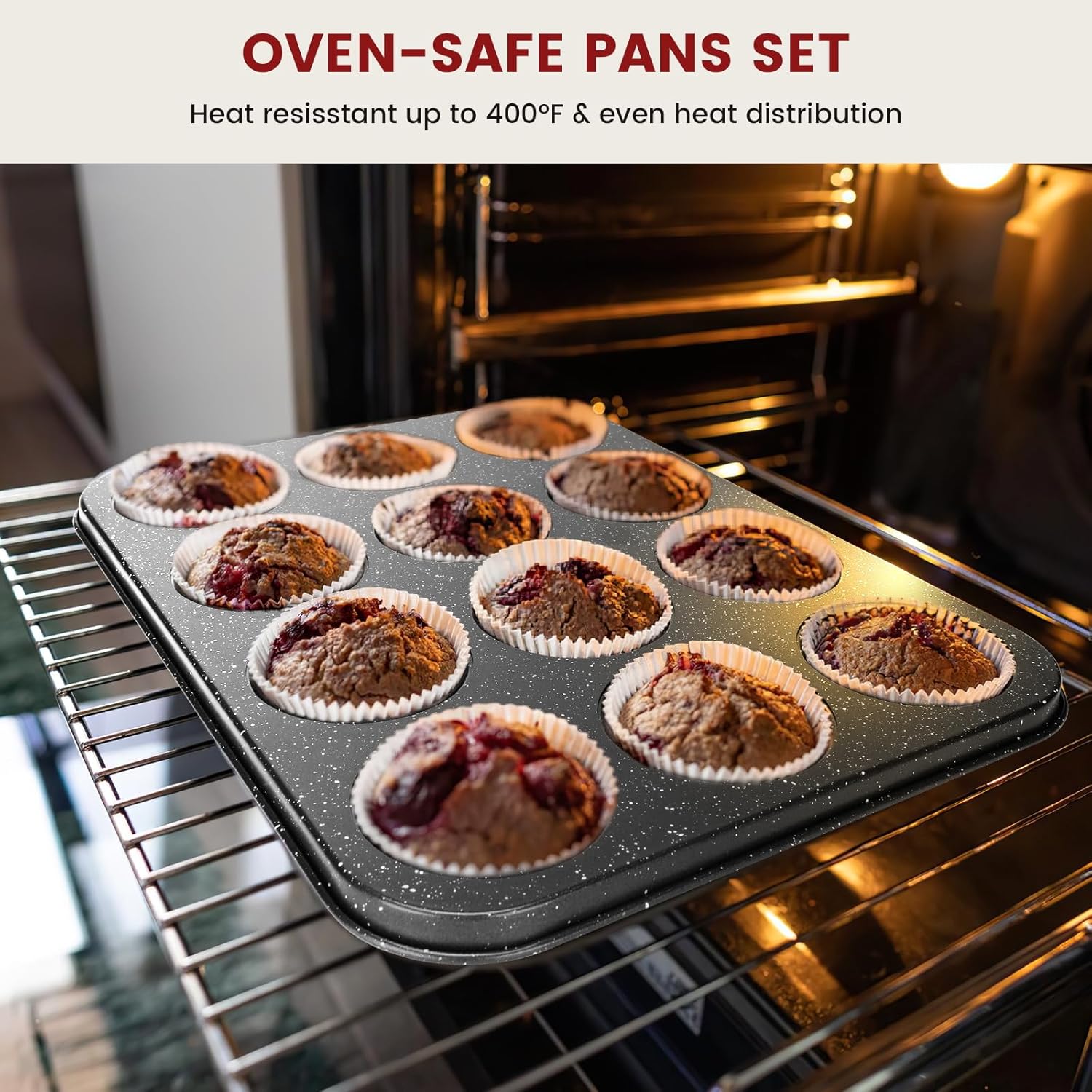 Thumbnail 3 de Terlulu 10-Piece nonstick baking pans set