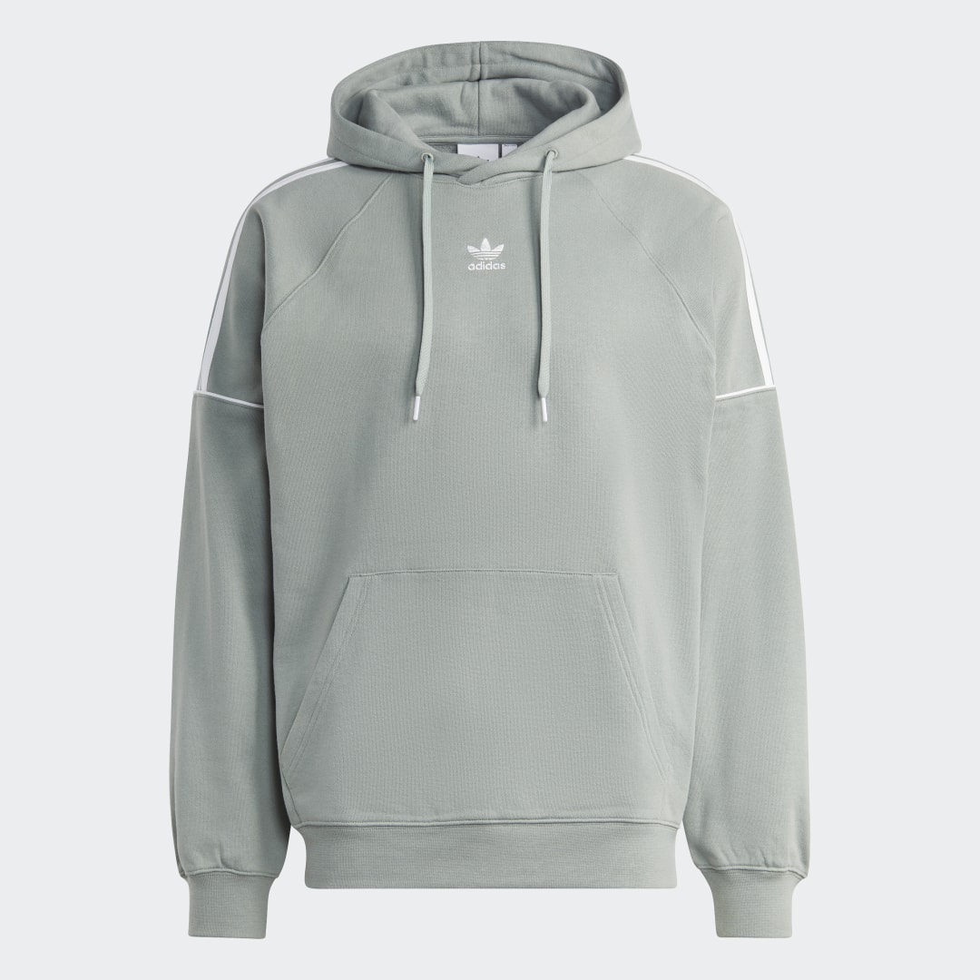 Detalle de Sudadera con capucha adidas Rekive: verde, comodidad para el día a día