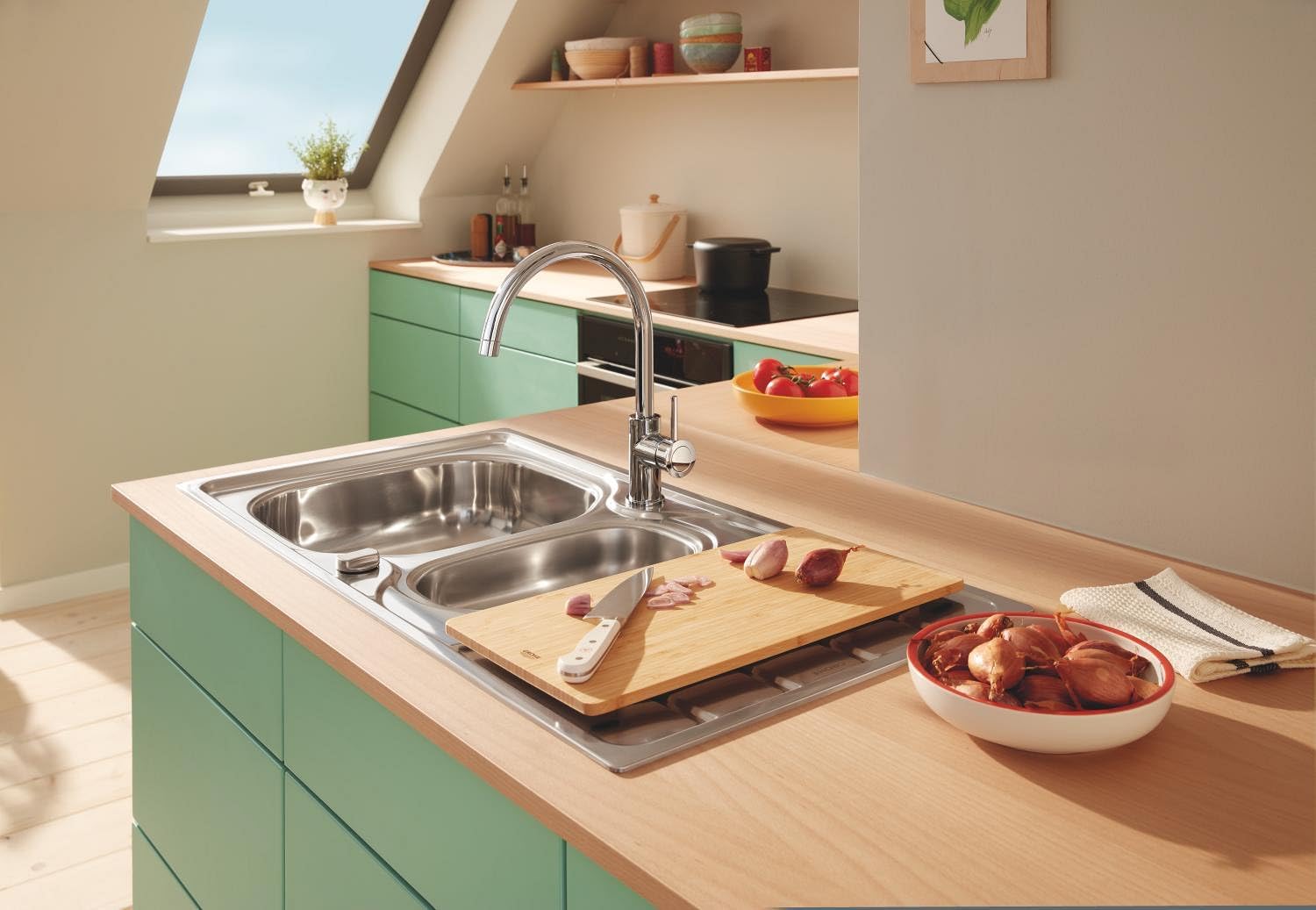 Thumbnail 3 de GROHE Start Classic 31553001 – Rubinetto monocomando per lavello, beccuccio C, rotazione 360°