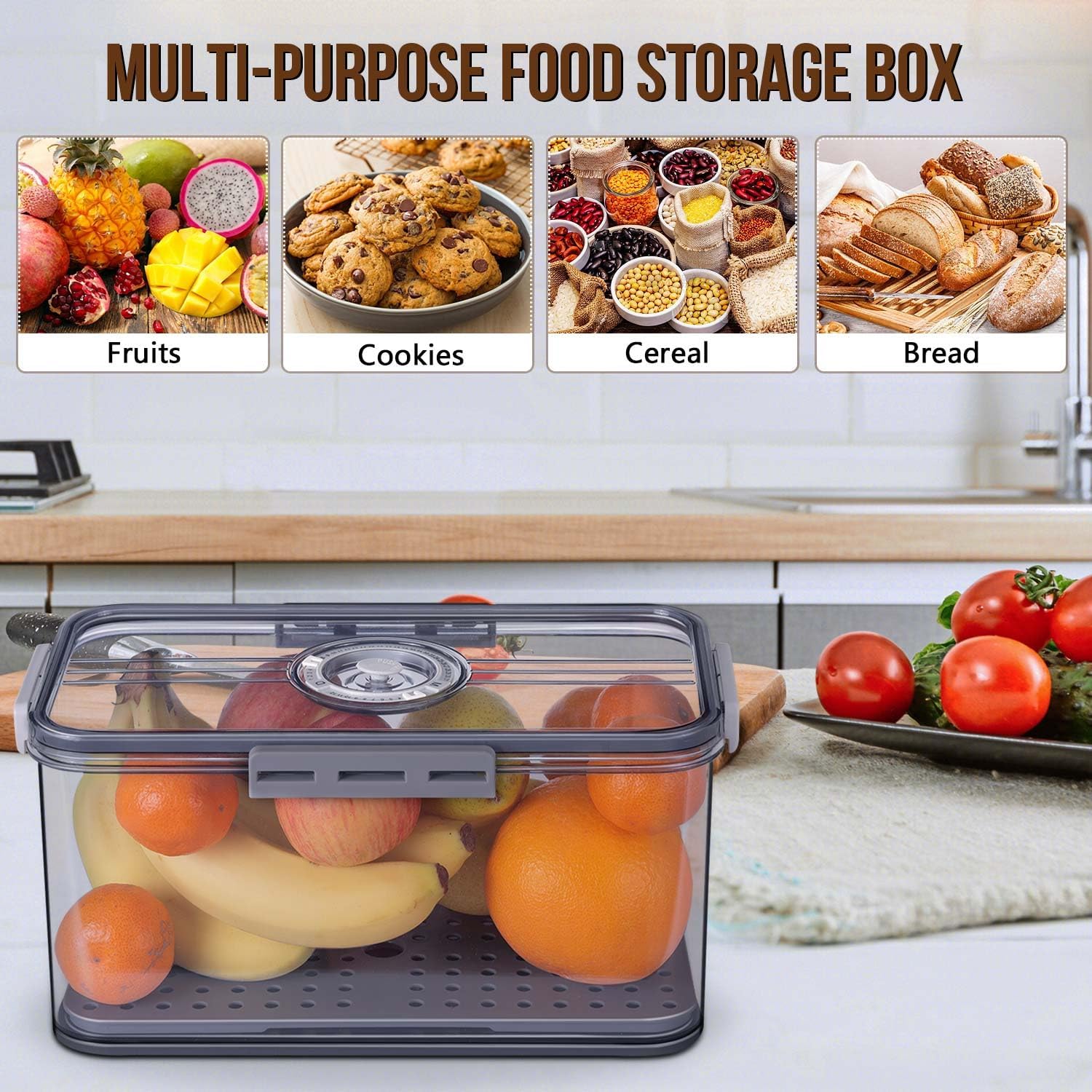Thumbnail 5 de Gifhomfix Bread Box Airtight bread storage 🍞
