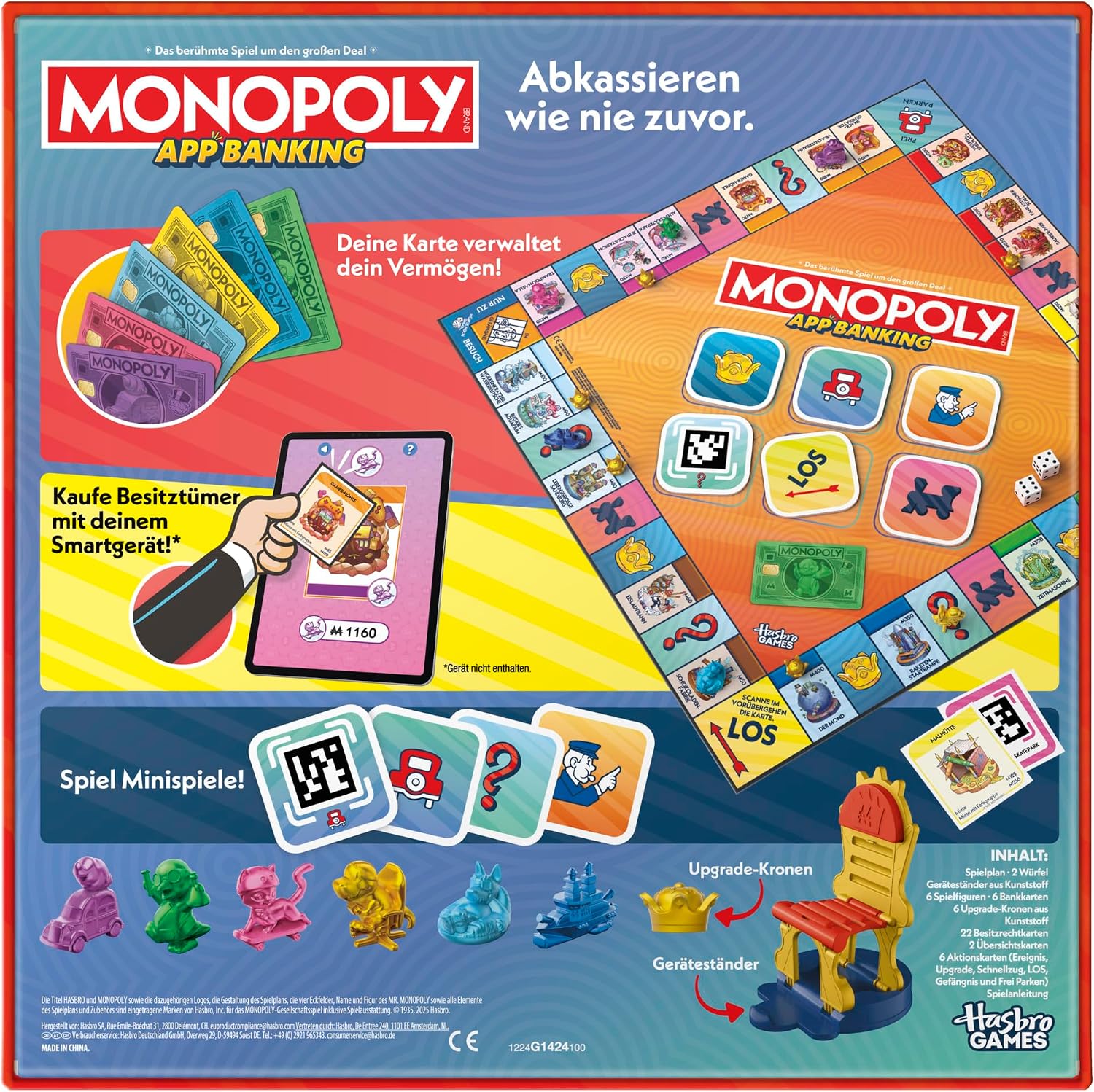 Thumbnail 5 de Monopoly App Banking Brettspiel 2–6 Spieler 🎲