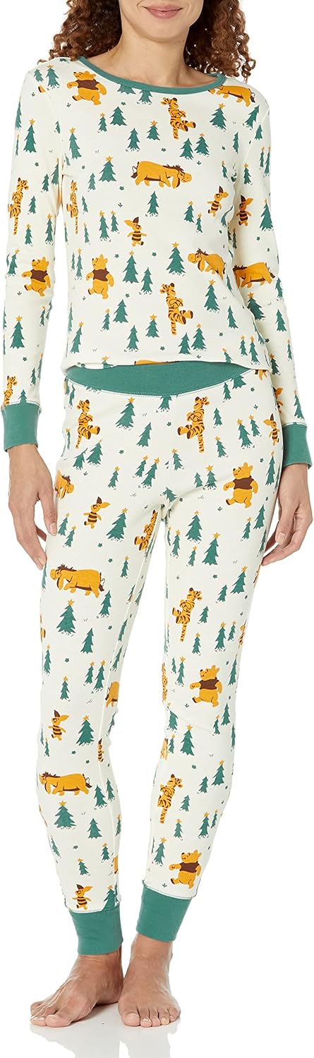Thumbnail 6 de Amazon Essentials Damen Enganliegende Baumwoll-Schlafanzüge – SNUG-FIT-Set
