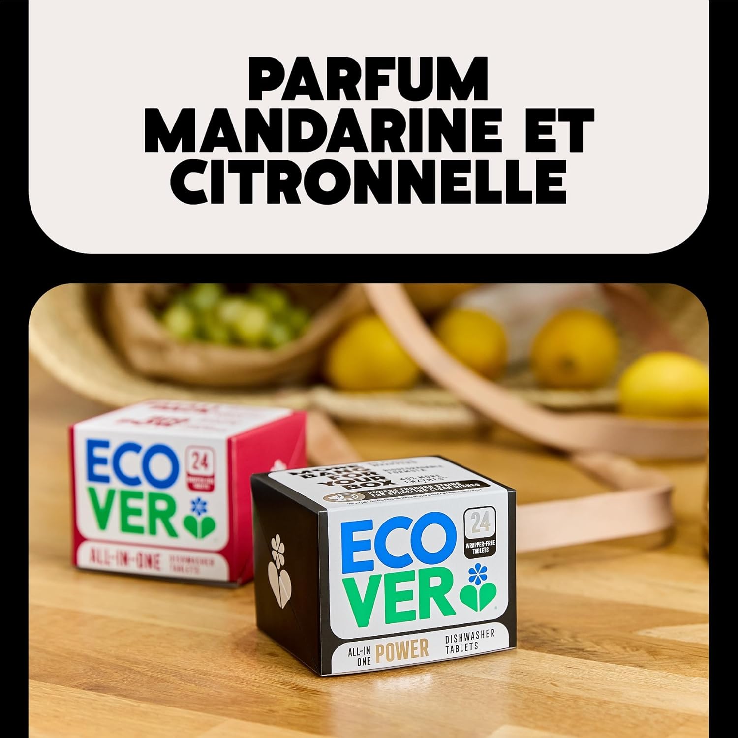 Thumbnail 6 de Ecover Power Tablettes lave-vaisselle tout-en-un — 24 tablettes parfum mandarine et citronnelle