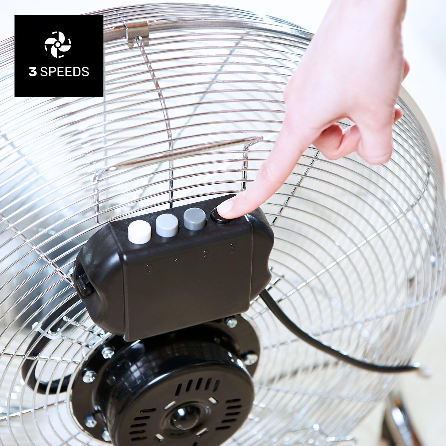 Detalle de Taurus Sirocco 18 Ventilador circulador 45cm, silencioso y ajustable 🌬