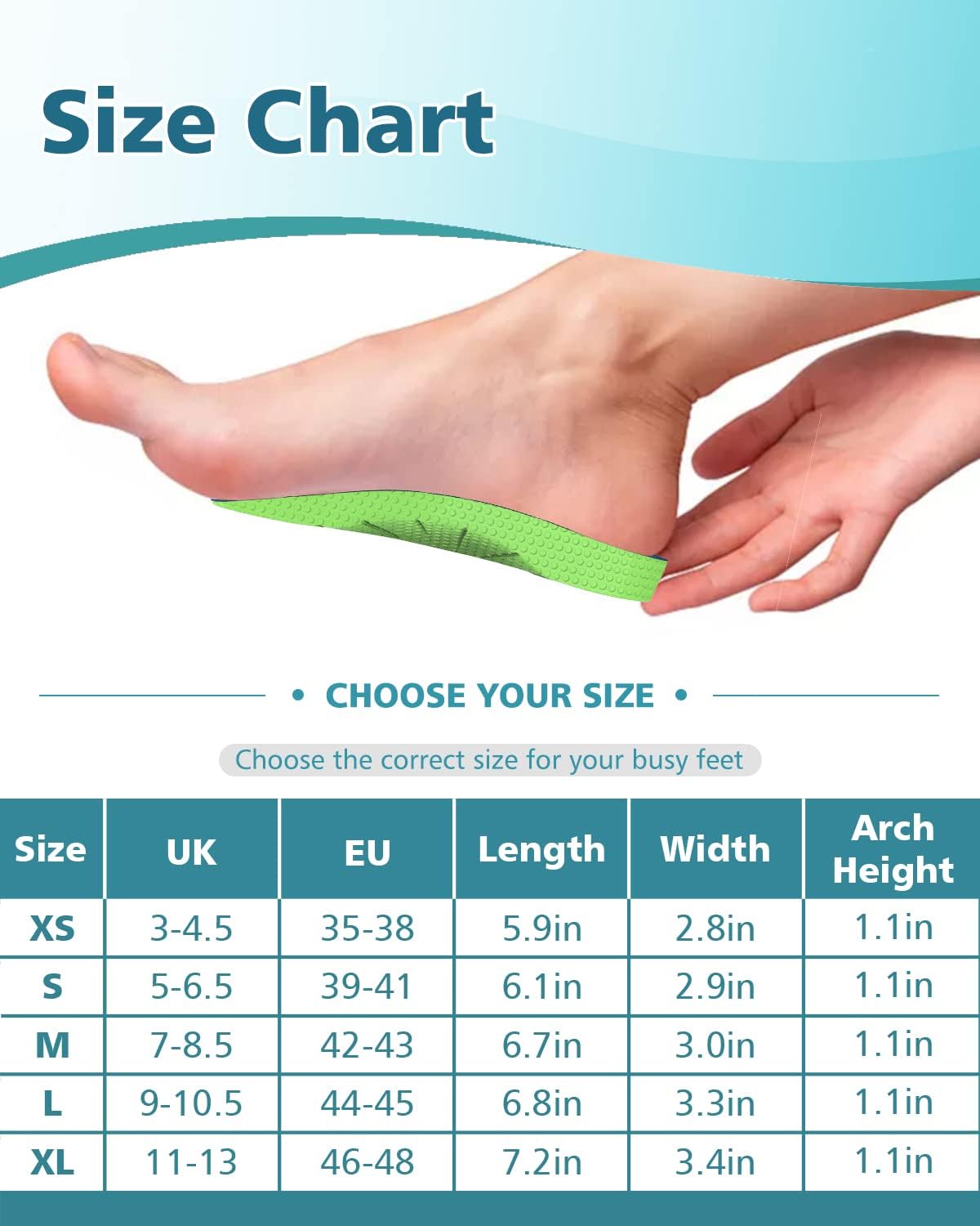 Thumbnail 5 de QBK Arch Support 35 mm Insoles 👣