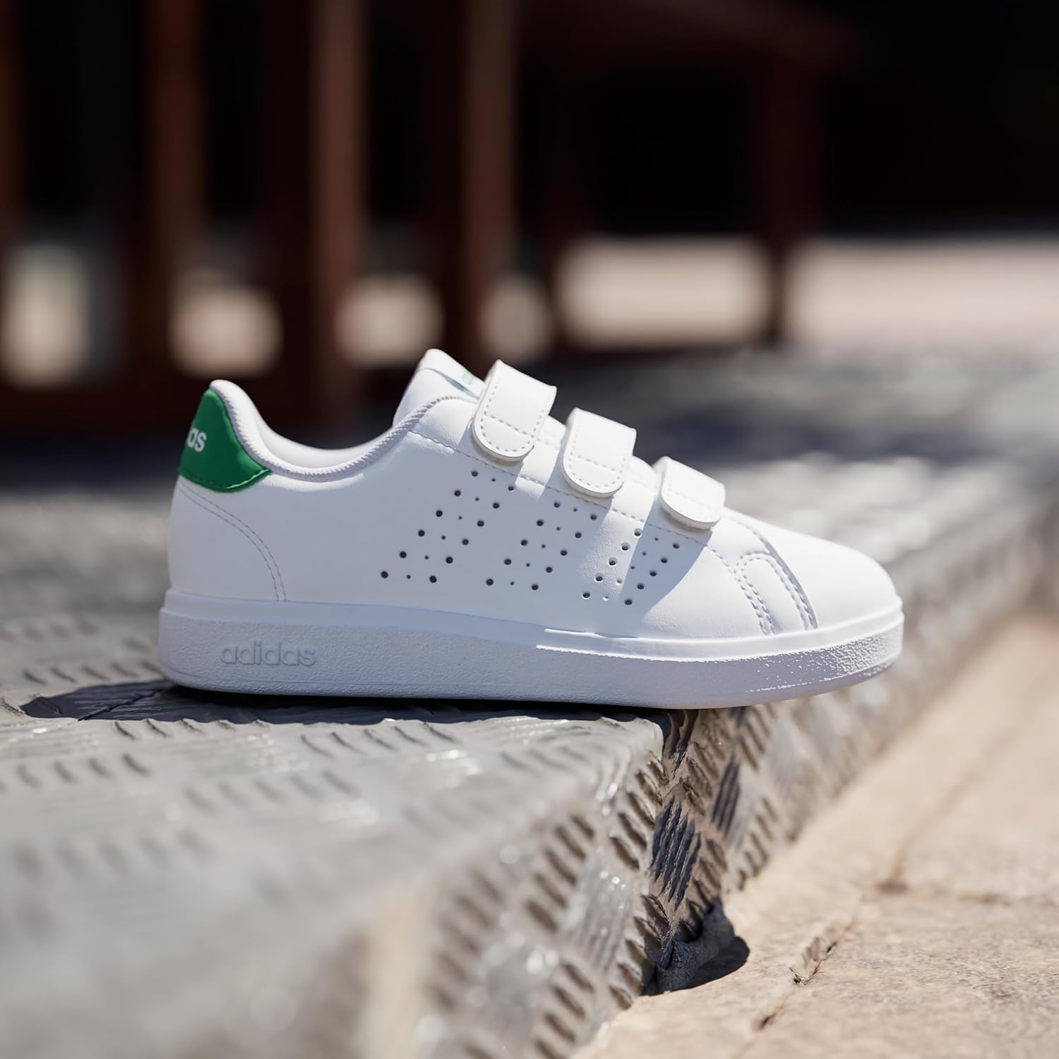 Detalle 2 de adidas Advantage 2.0 Shoes Children Zapatos bajos blanco/verde