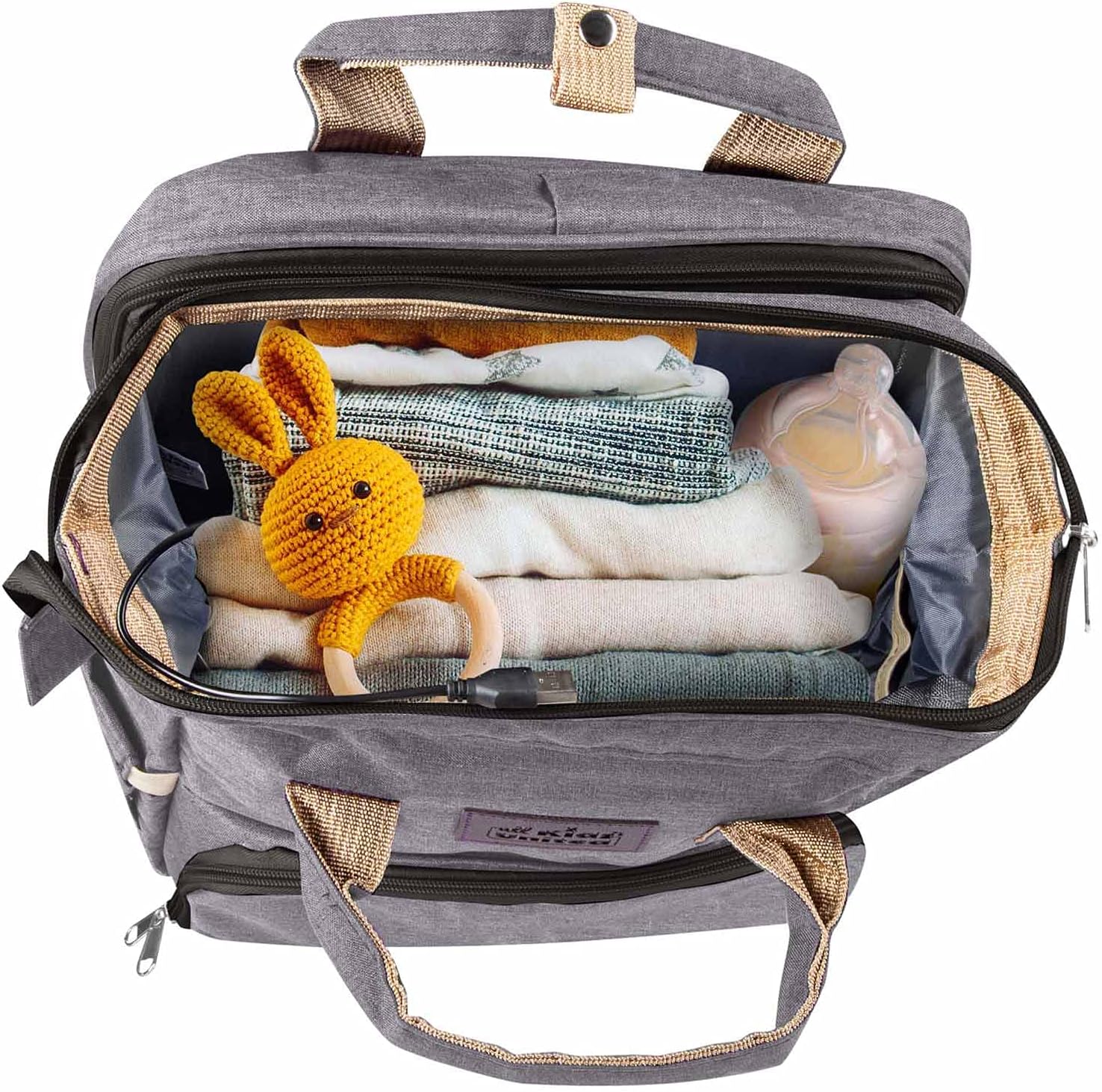 Thumbnail 4 de all Kids United® Baby Wickelrucksack Deluxe mit integriertem Babybett – kompakt, flexibel und zuverlässig