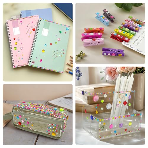 Thumbnail 5 de MYDBUYSOME 2774pcs Gem Stickers Jewels for Crafts