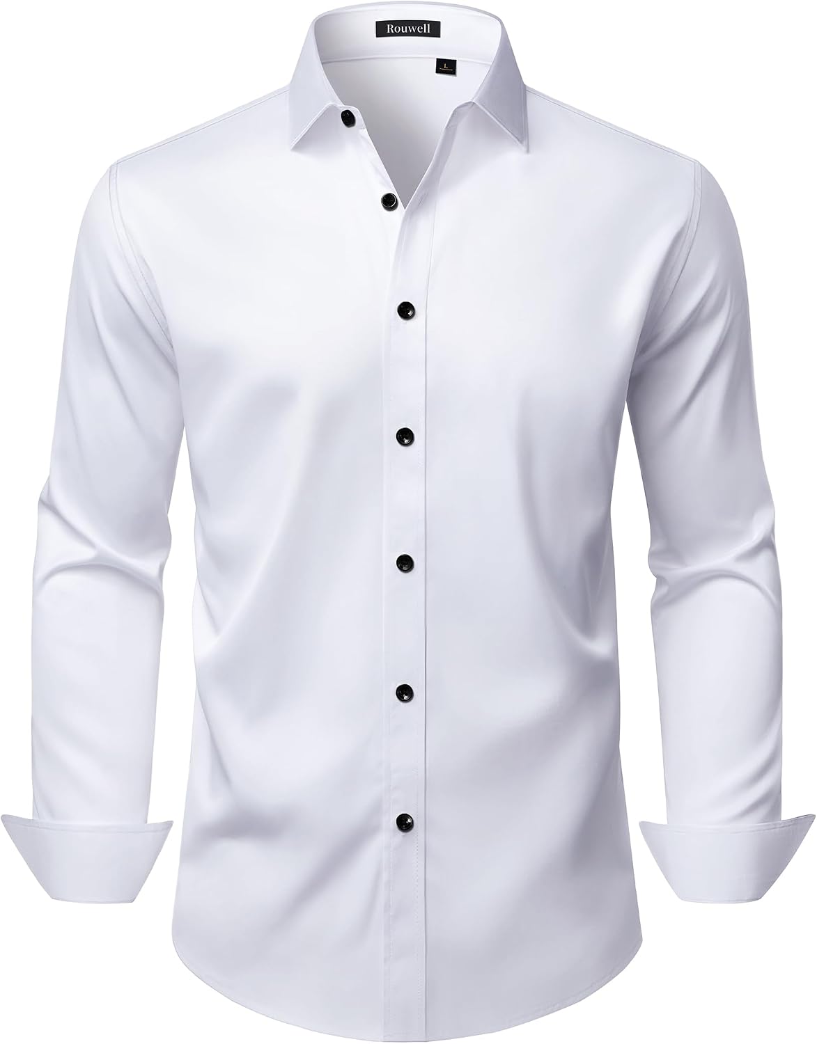 Thumbnail 6 de ROUWELL Wrinkle Free Dress Shirt Regular Fit