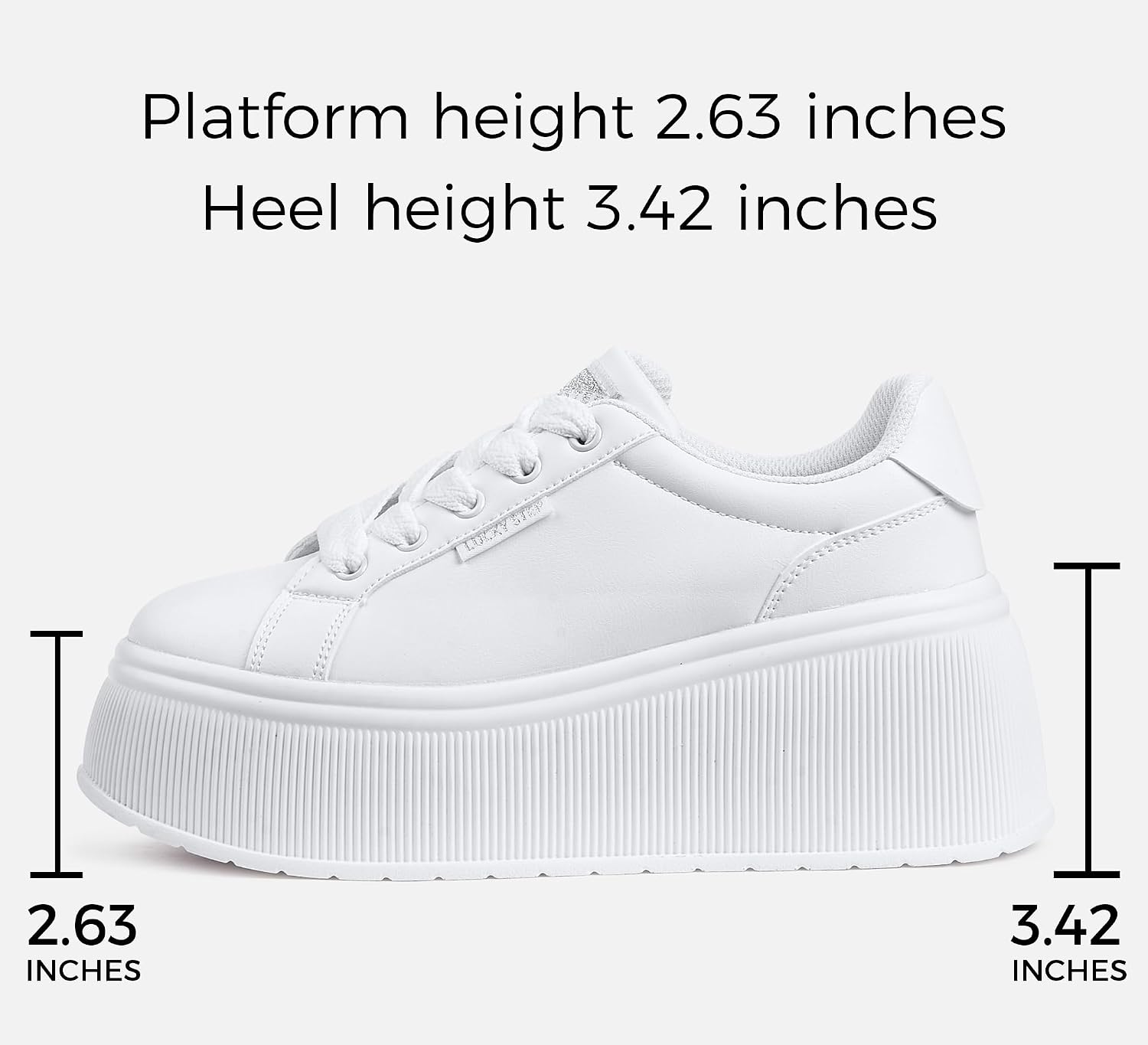 Detalle 2 de LUCKY STEP Zapatillas con plataforma 8,7 cm