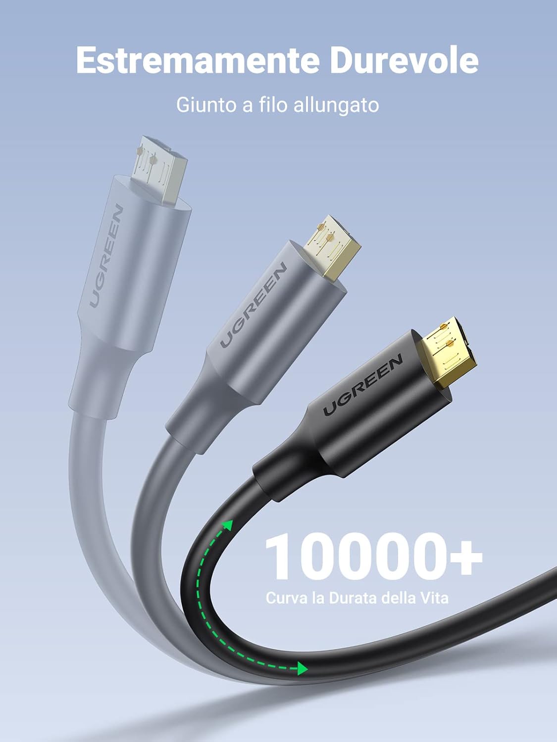 Thumbnail 4 de UGREEN Cavo Micro B a USB 3.0 A 5 Gbps per Disco Rigido Esterno e dispositivi con microUSB 3.0