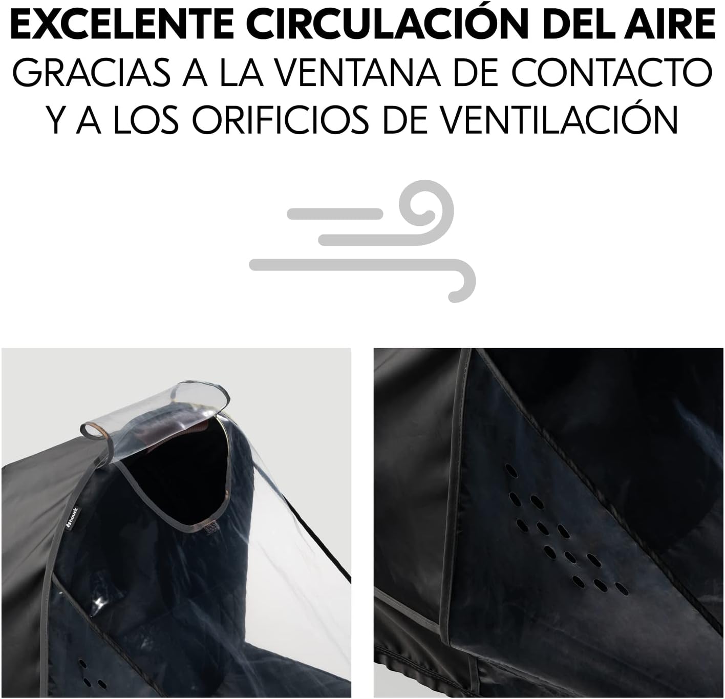Thumbnail 4 de hauck Carrycot Raincover Funda capazo universal, transparente 🌧