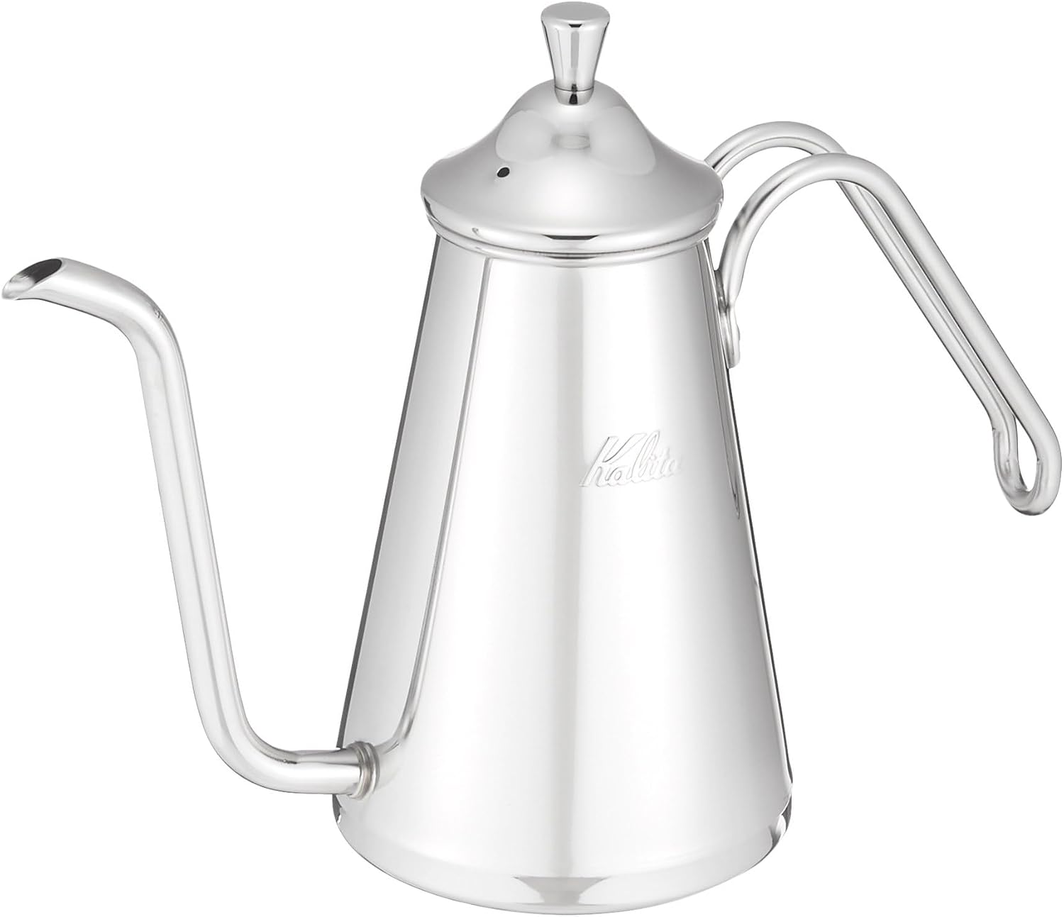 Detalle de カリタ #52201 スリム700SS ドリップポット ステンレス製 700ml 細口・直火対応