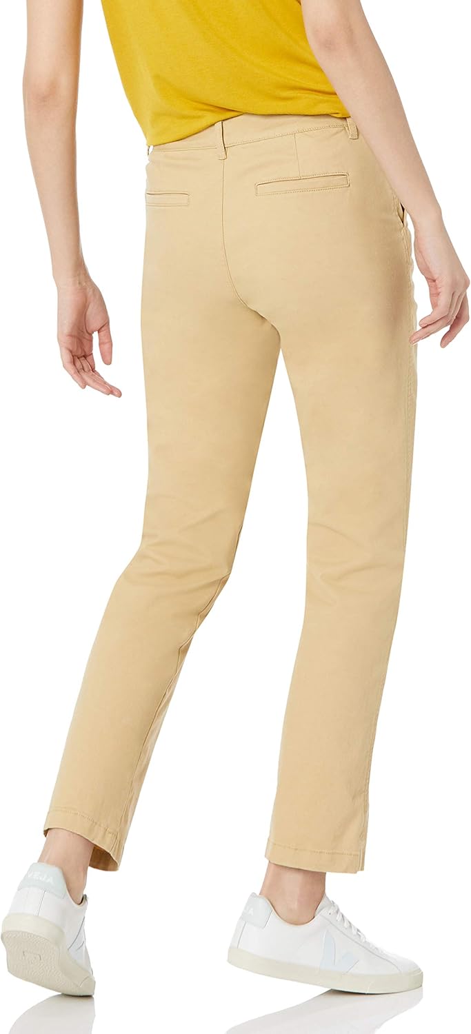 Thumbnail 1 de Amazon Essentials Donna Pantaloni Chino Aderenti Elasticizzati con Taglio Dritto