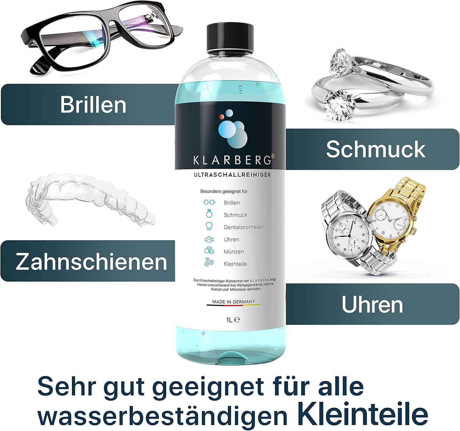 Detalle 1 de KLARBERG 1L Ultraschallreiniger Konzentrat