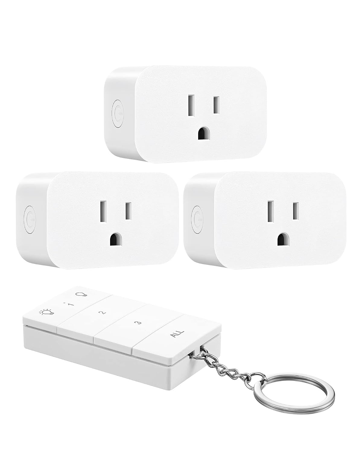 Detalle de DEWENWILS IT104 Remote Control Outlet, 3 Independent Receivers, 100 ft Range