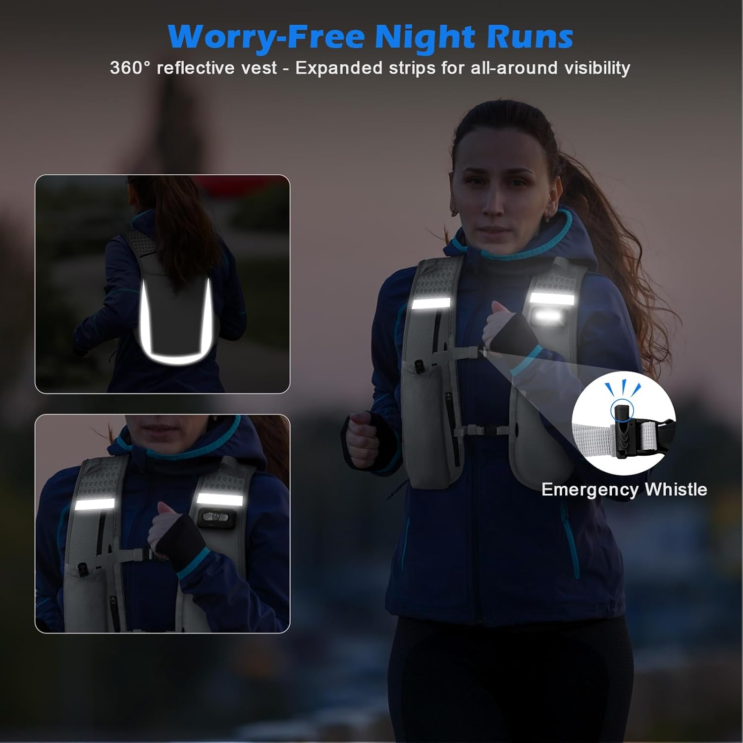 Thumbnail 3 de Nextyu Gilet Running con borraccia 500 ml e luci