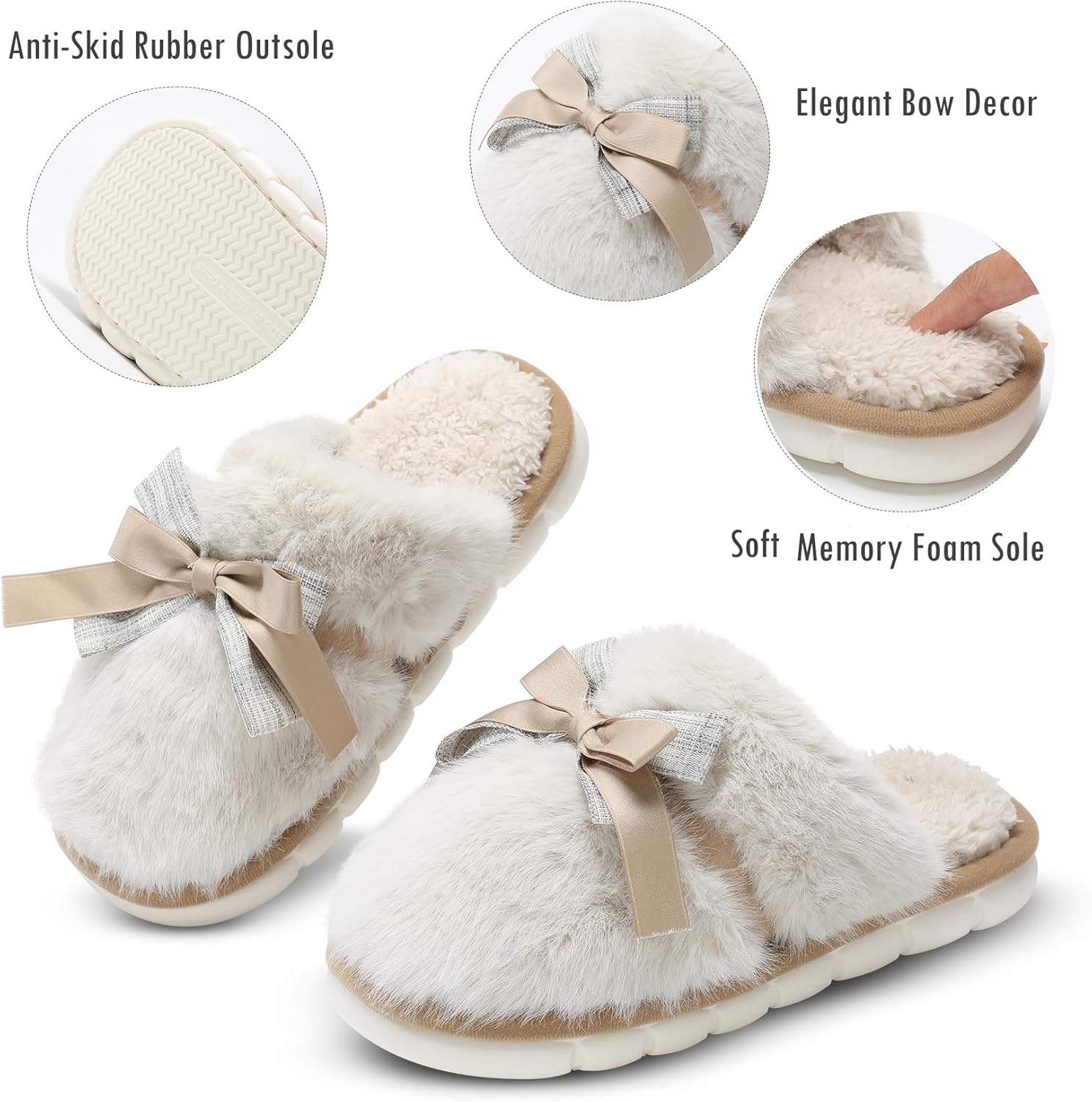 Thumbnail 4 de GOEWY Memory Foam Slippers 🏠