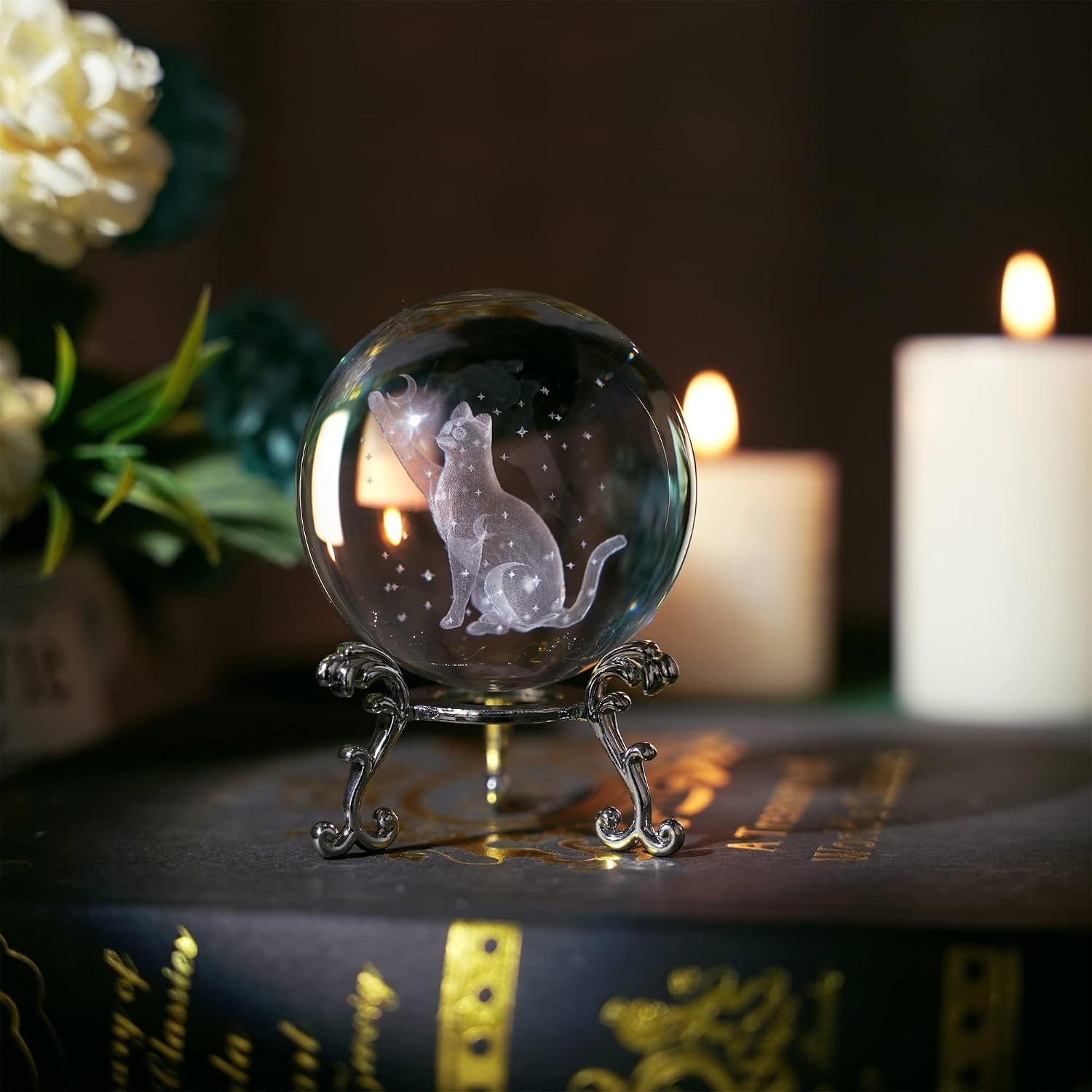 Detalle 2 de ZEERSHEE 60mm 3D crystal ball paperweight