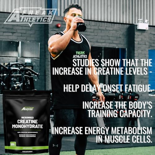 Thumbnail 6 de Freak Athletics Creatine Monohydrate Powder 500g – Unflavoured, 142 Servings