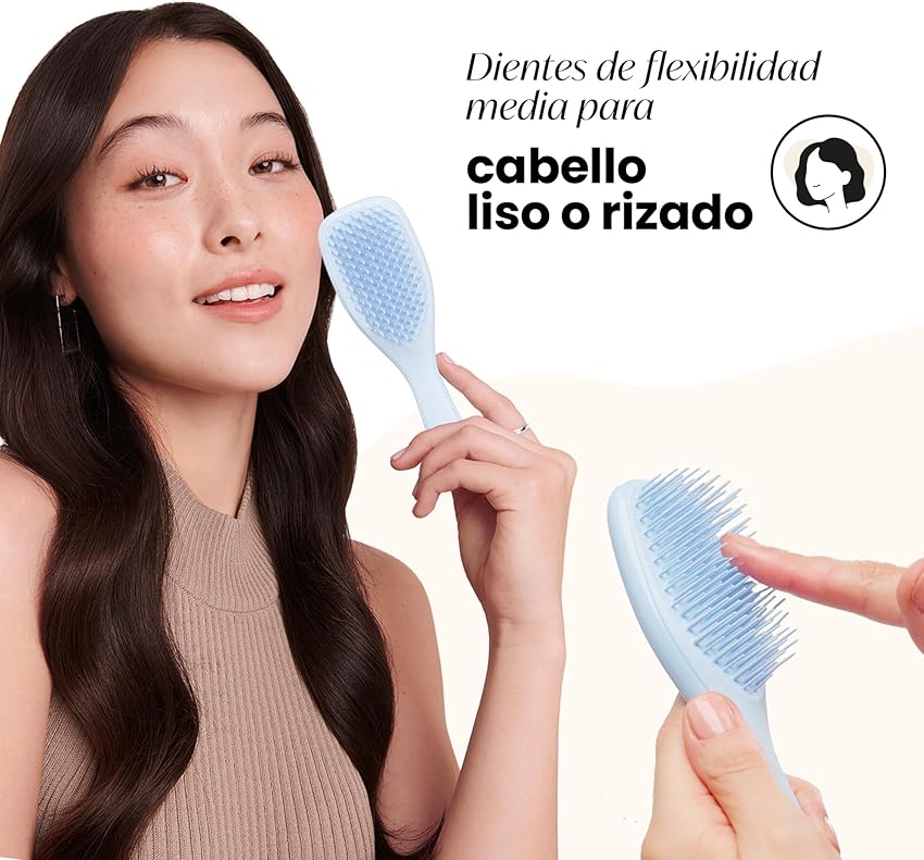 Detalle de Tangle Teezer Mini Ultimate Detangler — Cepillo desenredante lavanda