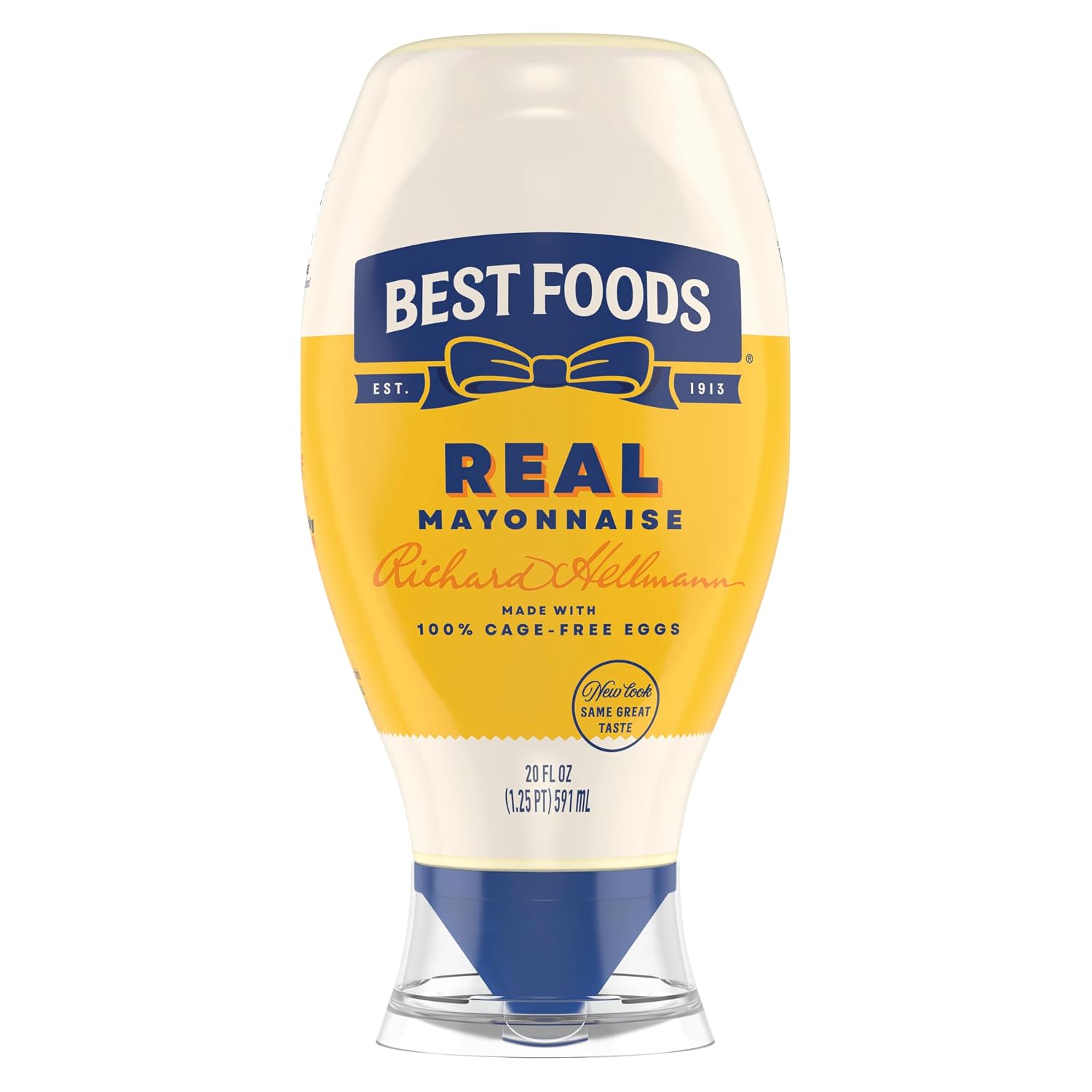 Detalle de Best Foods Real Mayonnaise Squeeze Bottle, 20 fl oz, Gluten-Free, Cage-Free Eggs
