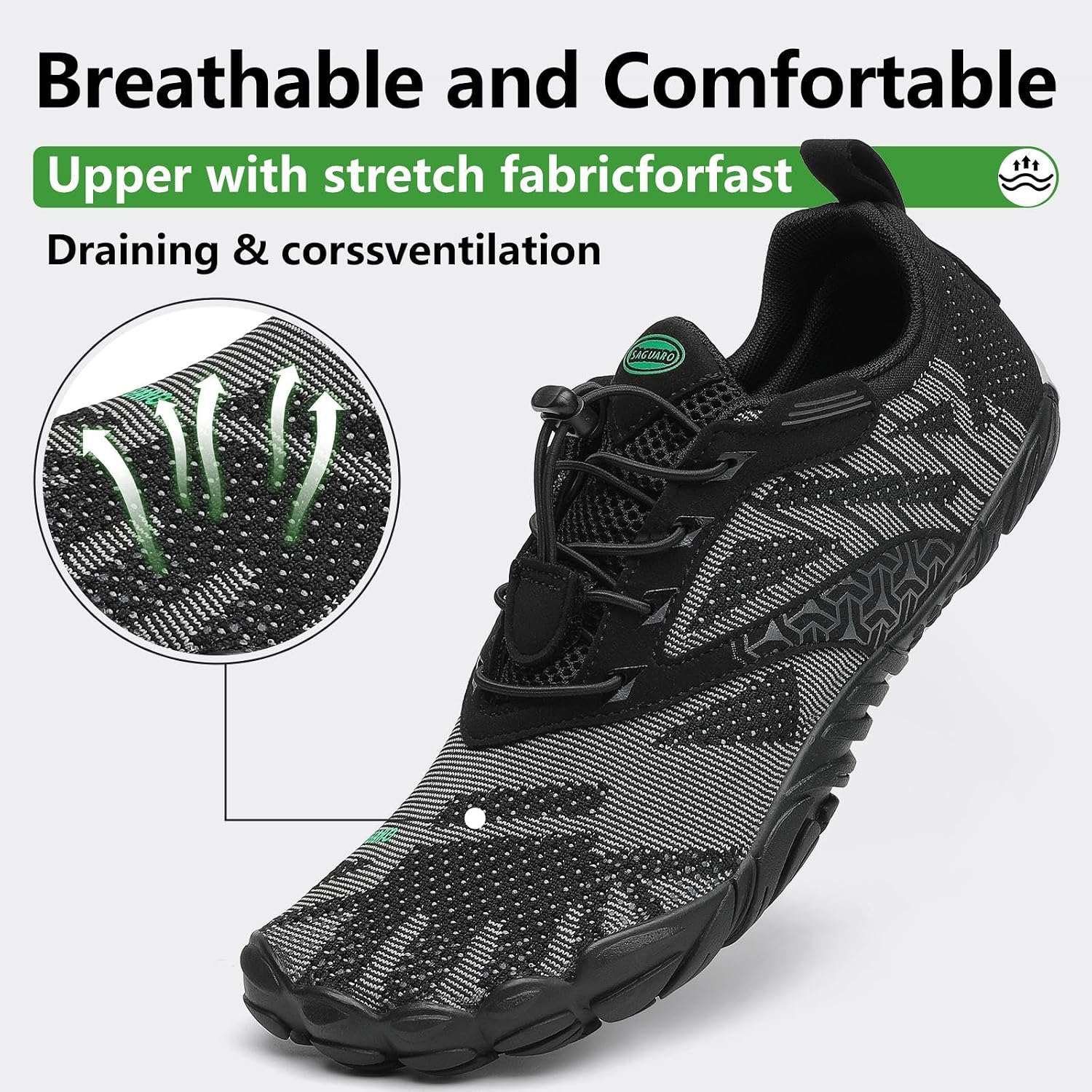 Detalle de SAGUARO Barfußschuhe Laufschuhe 36-48