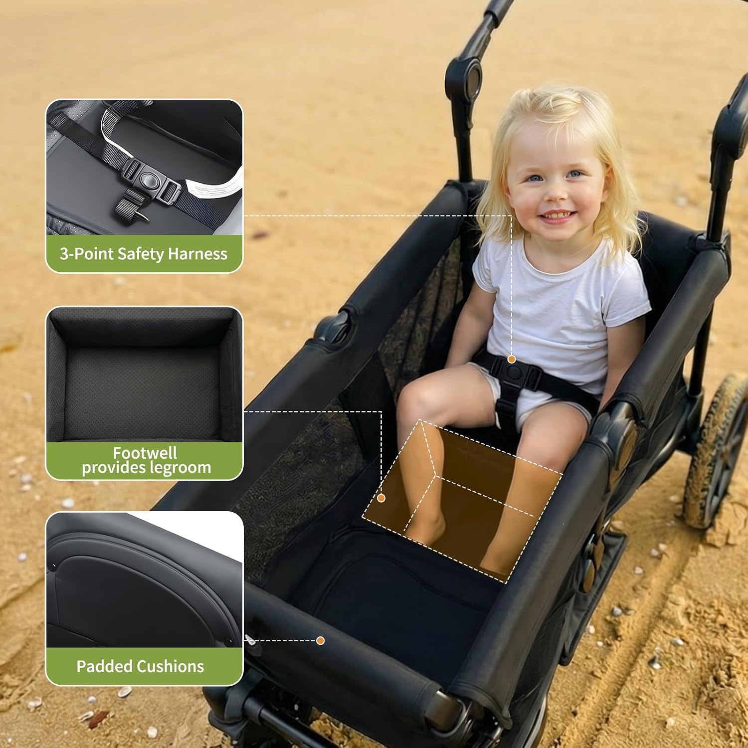 Thumbnail 6 de MiniKins Wagon for Kids 2-Seater