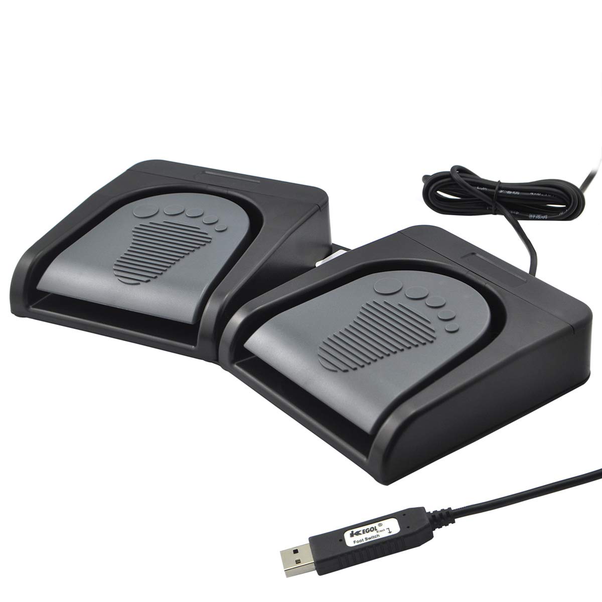 Thumbnail 5 de iKKEGOL dual-pedal USB foot switch