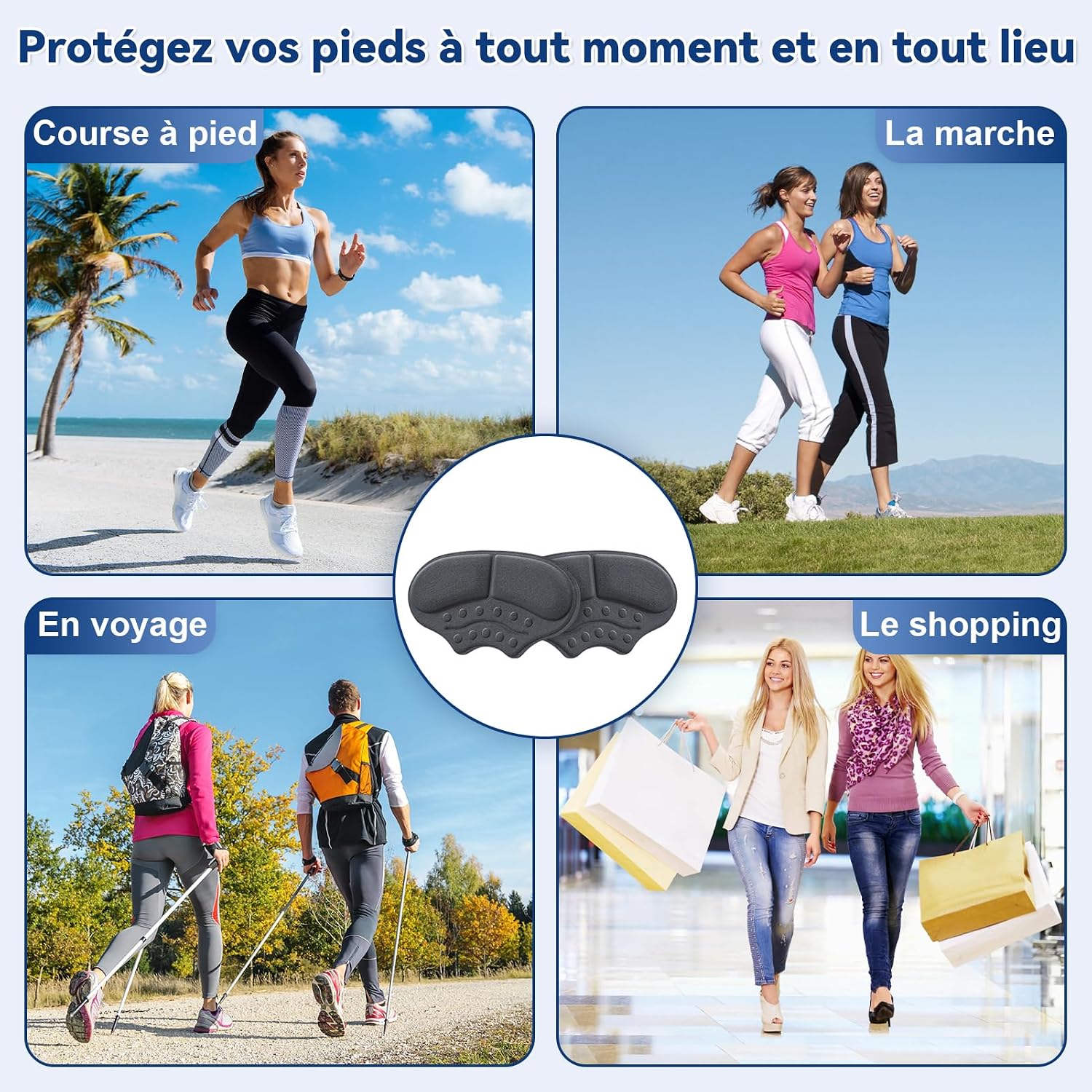 Thumbnail 5 de AnjoCare Coussinets de Talon 3 paires